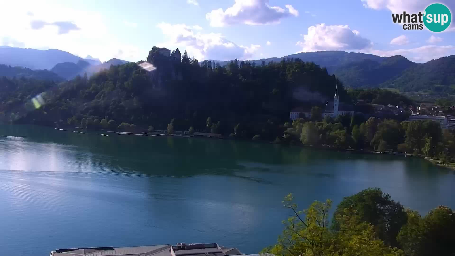 Panorama del lago Bled