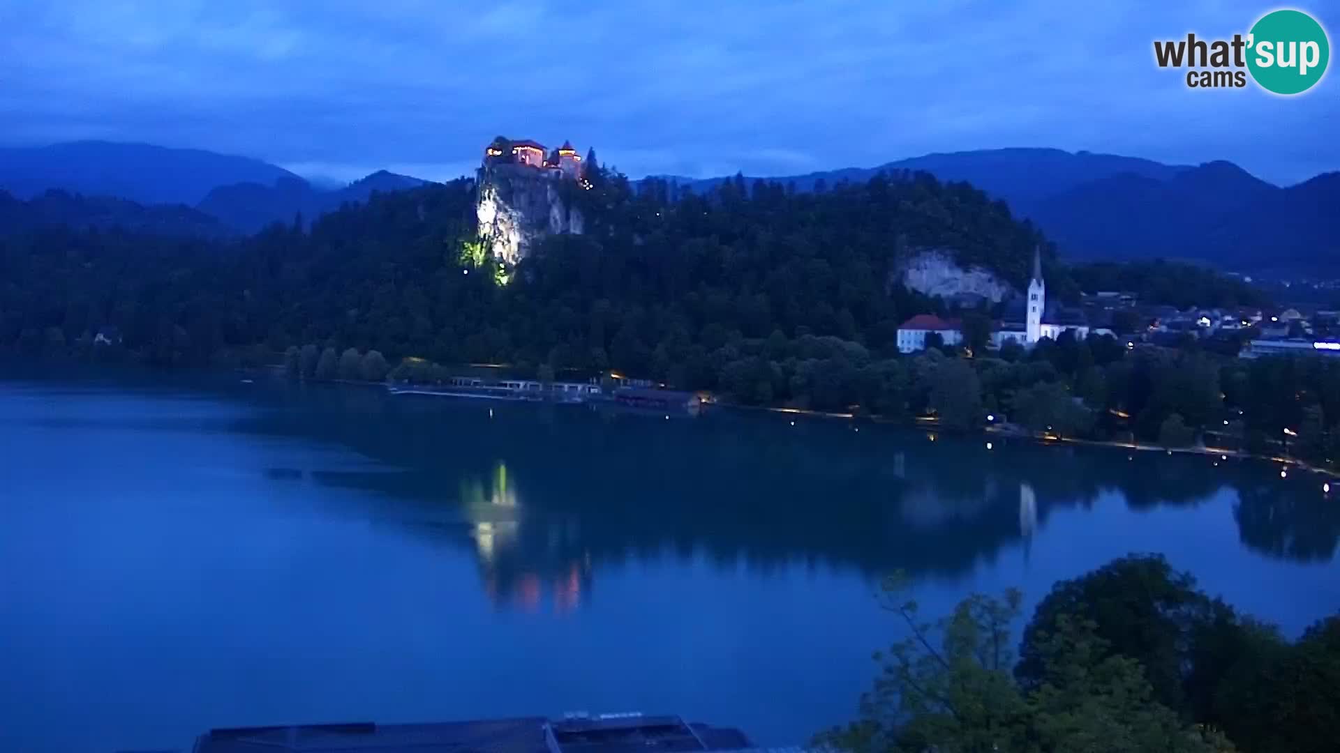 Panorama del lago Bled