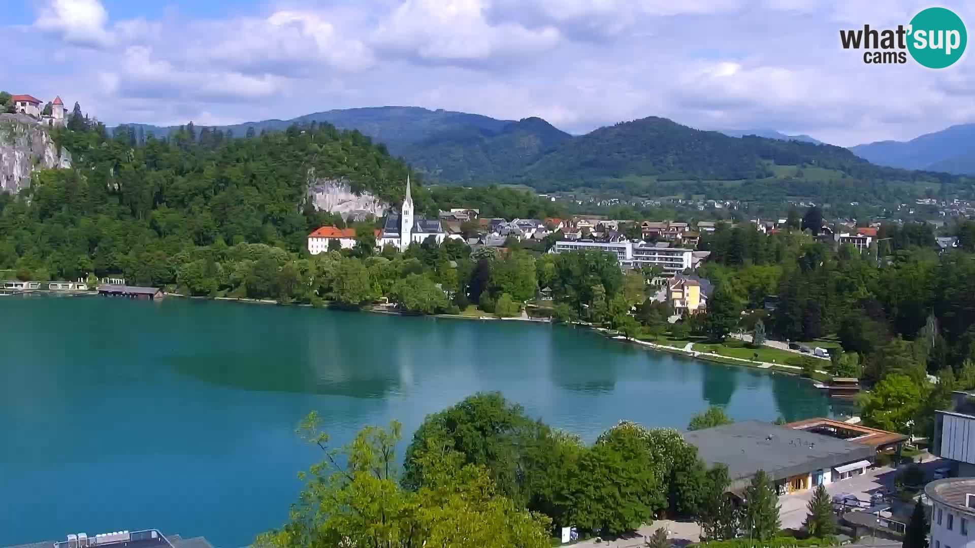 Panorama Blejskega jezera