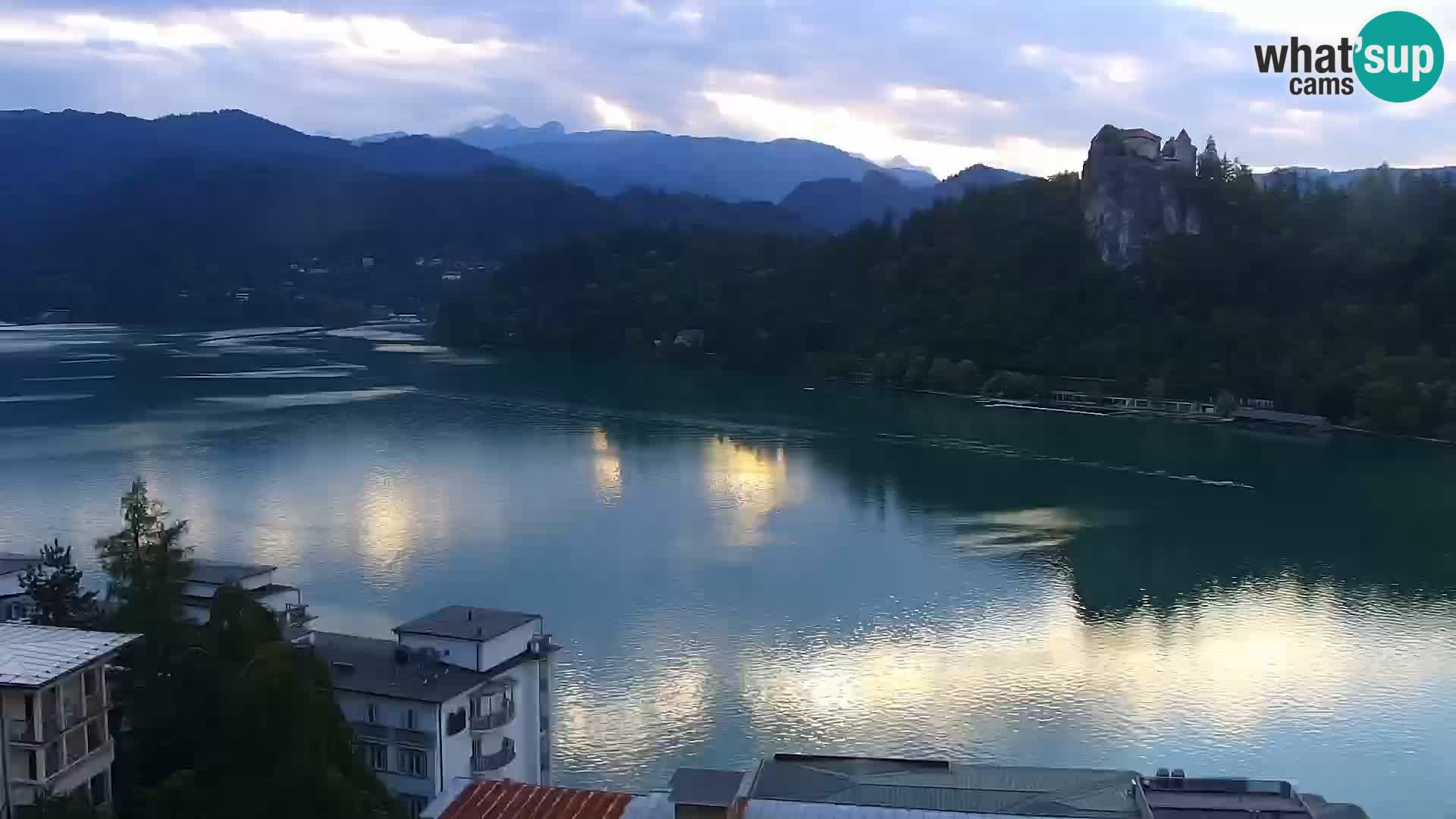 Panorama del lago Bled