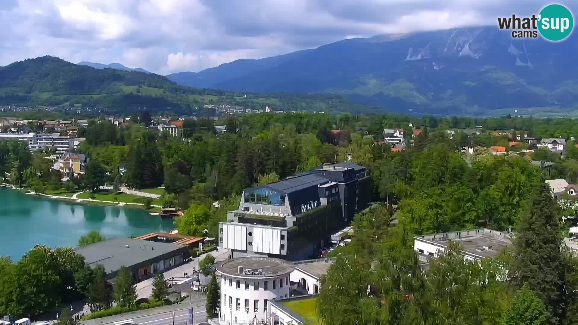 Panorama del lago Bled