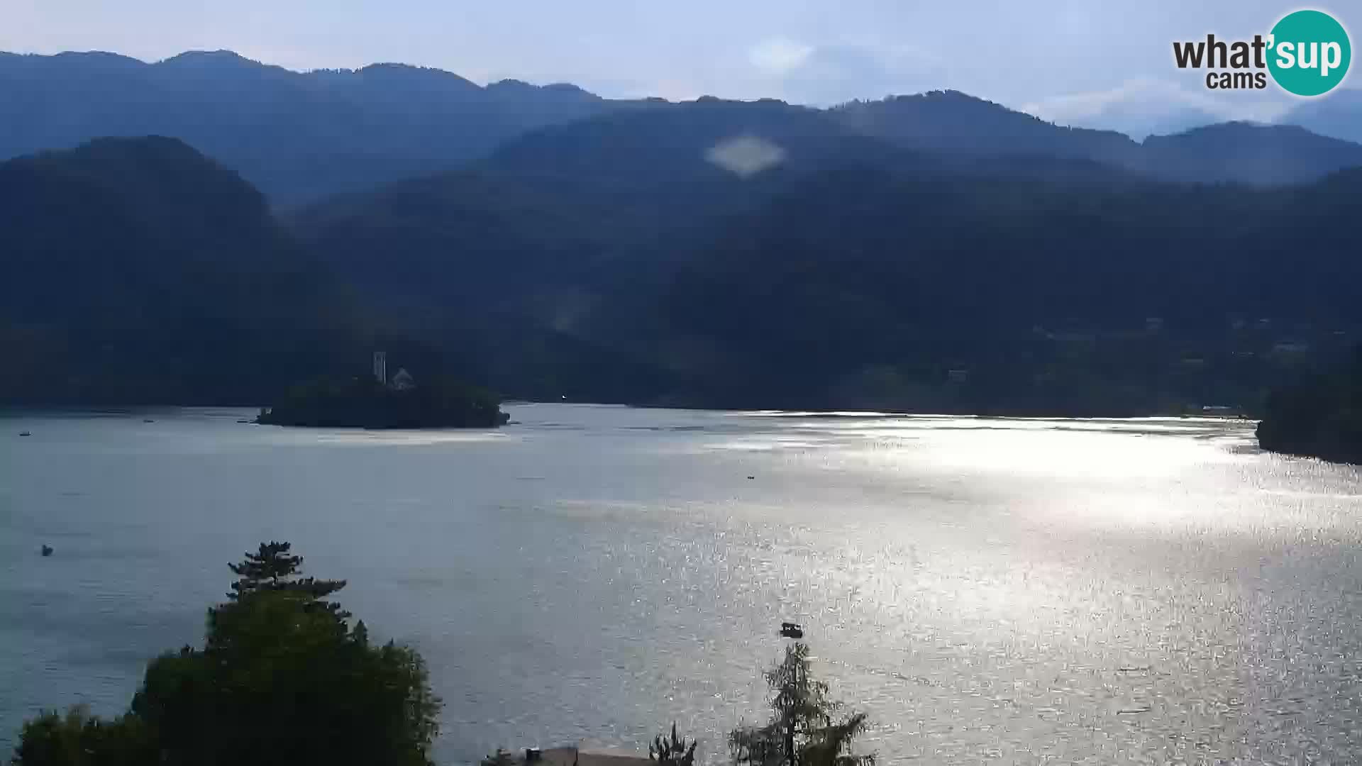 Panorama del lago Bled
