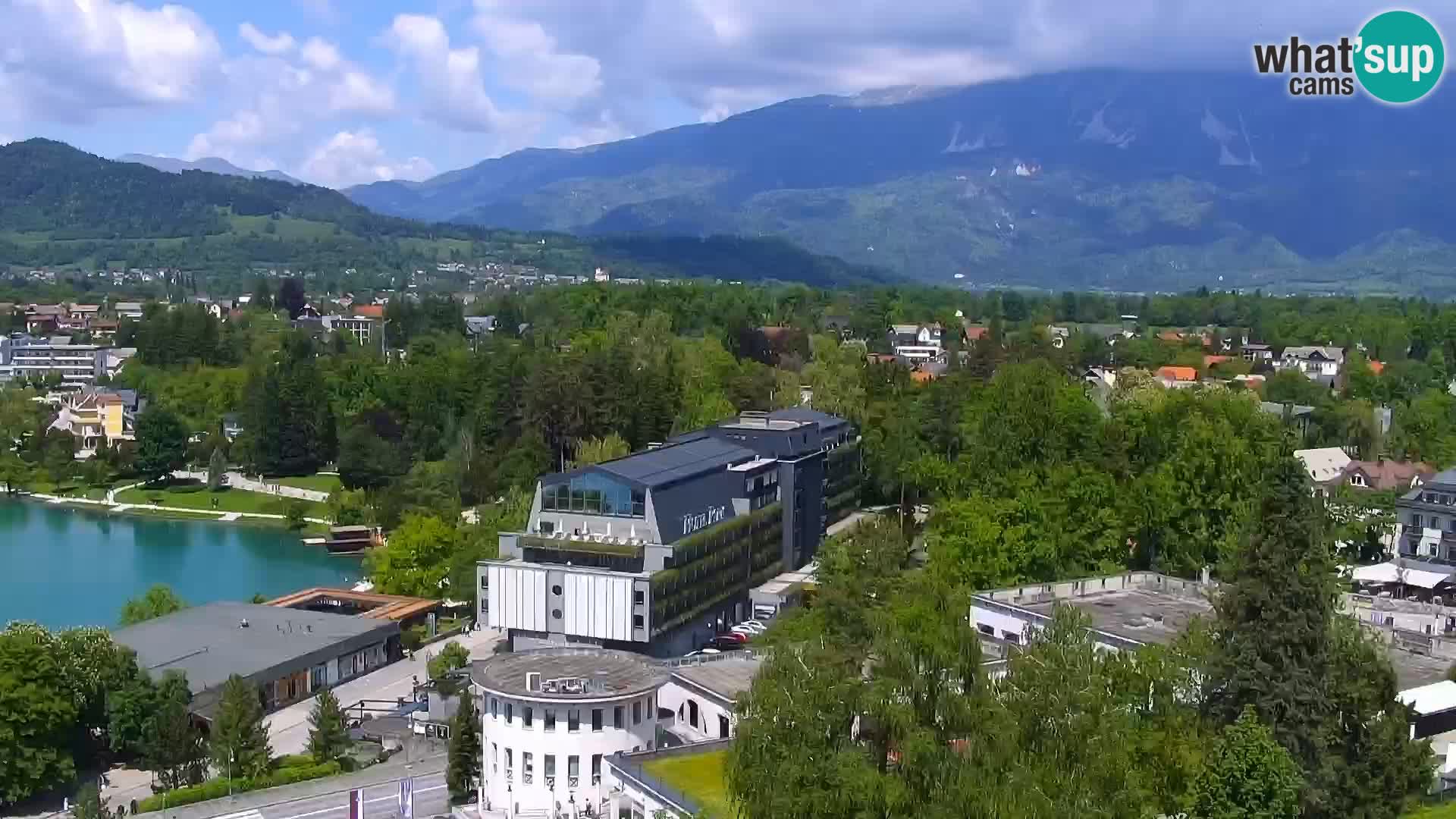 Panorama del lago Bled