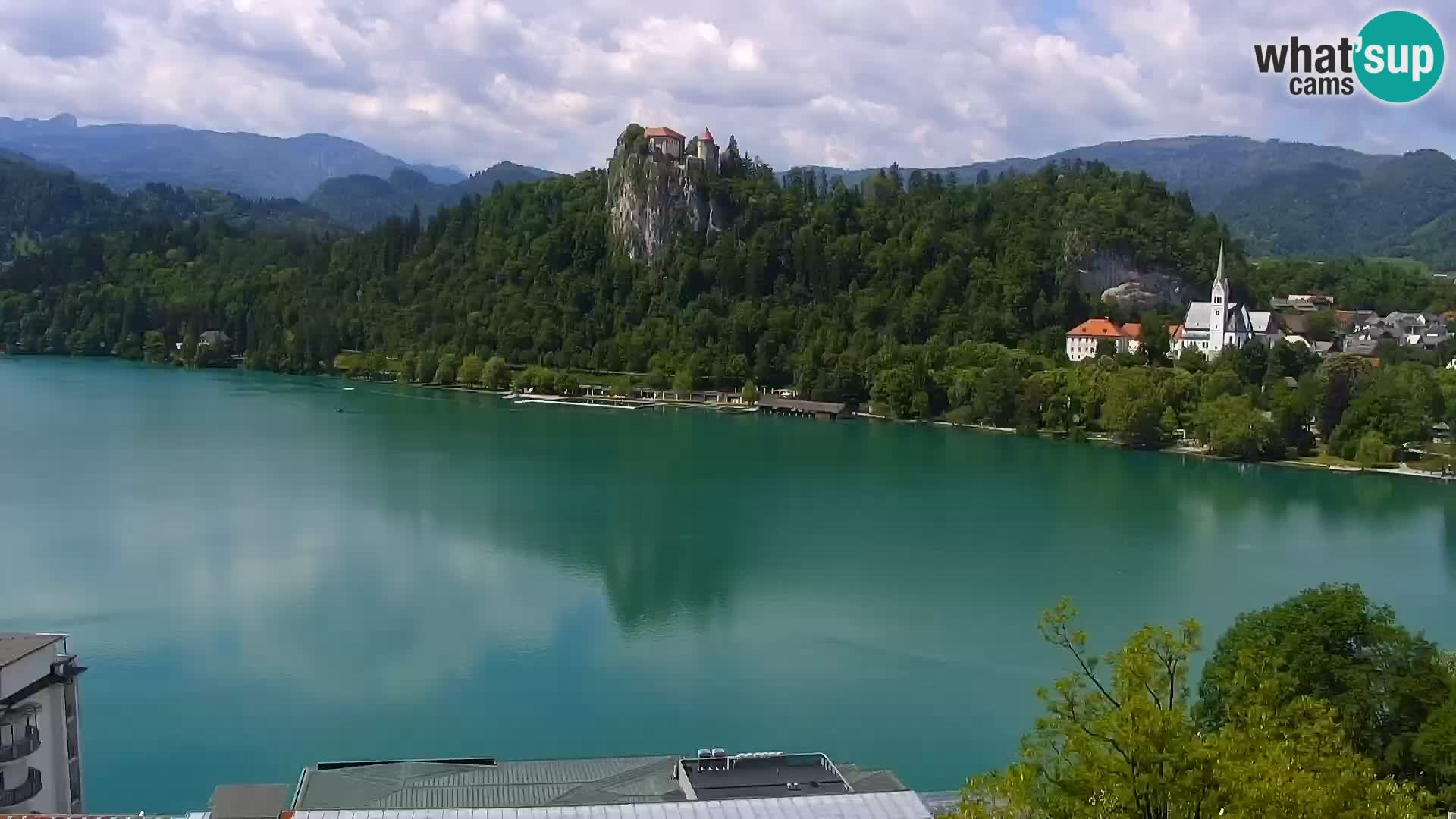 Panorama du lac de Bled