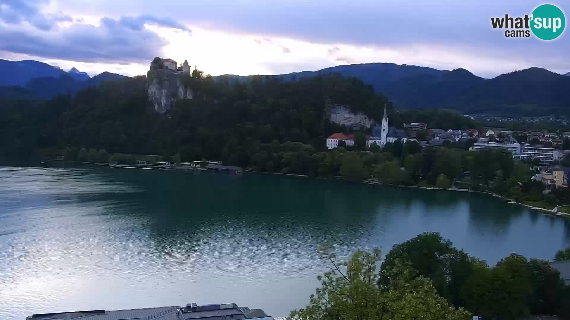 Panorama del lago Bled