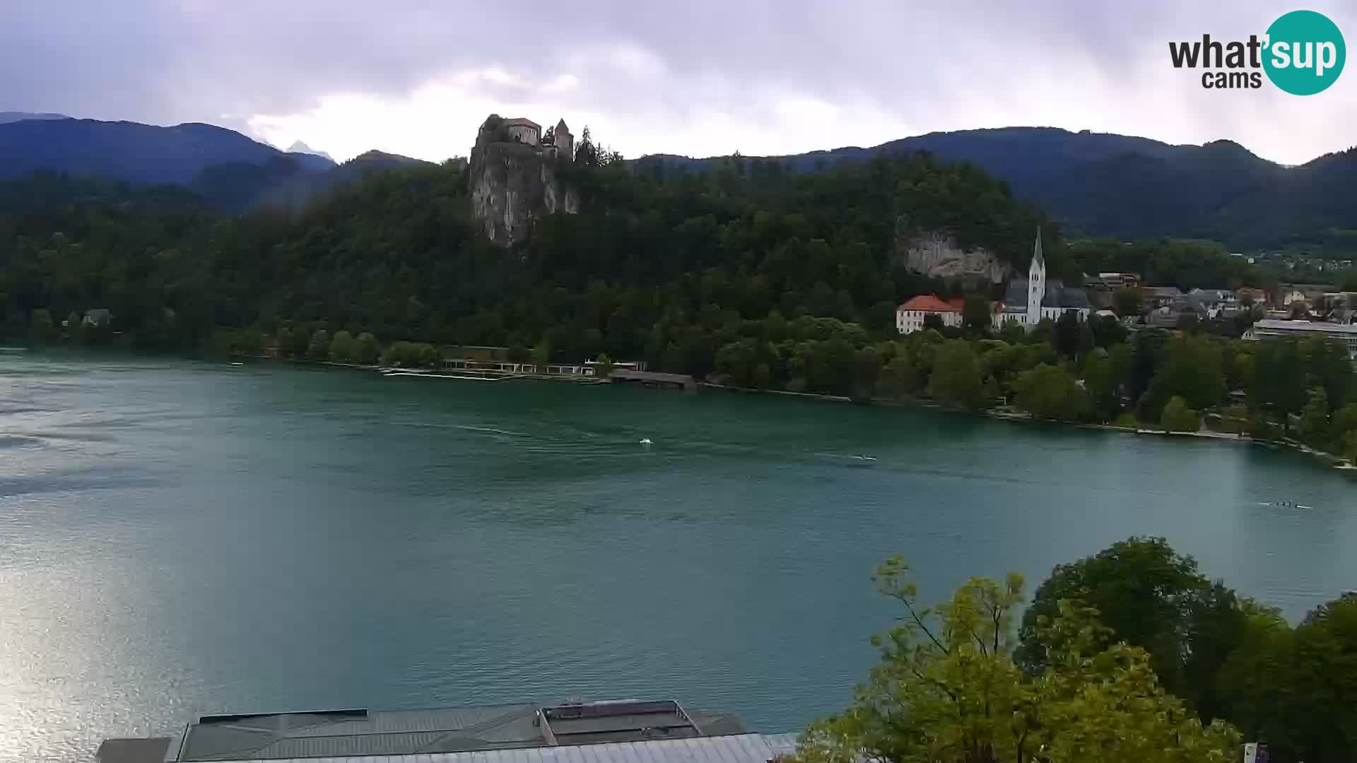 Panorama del lago Bled