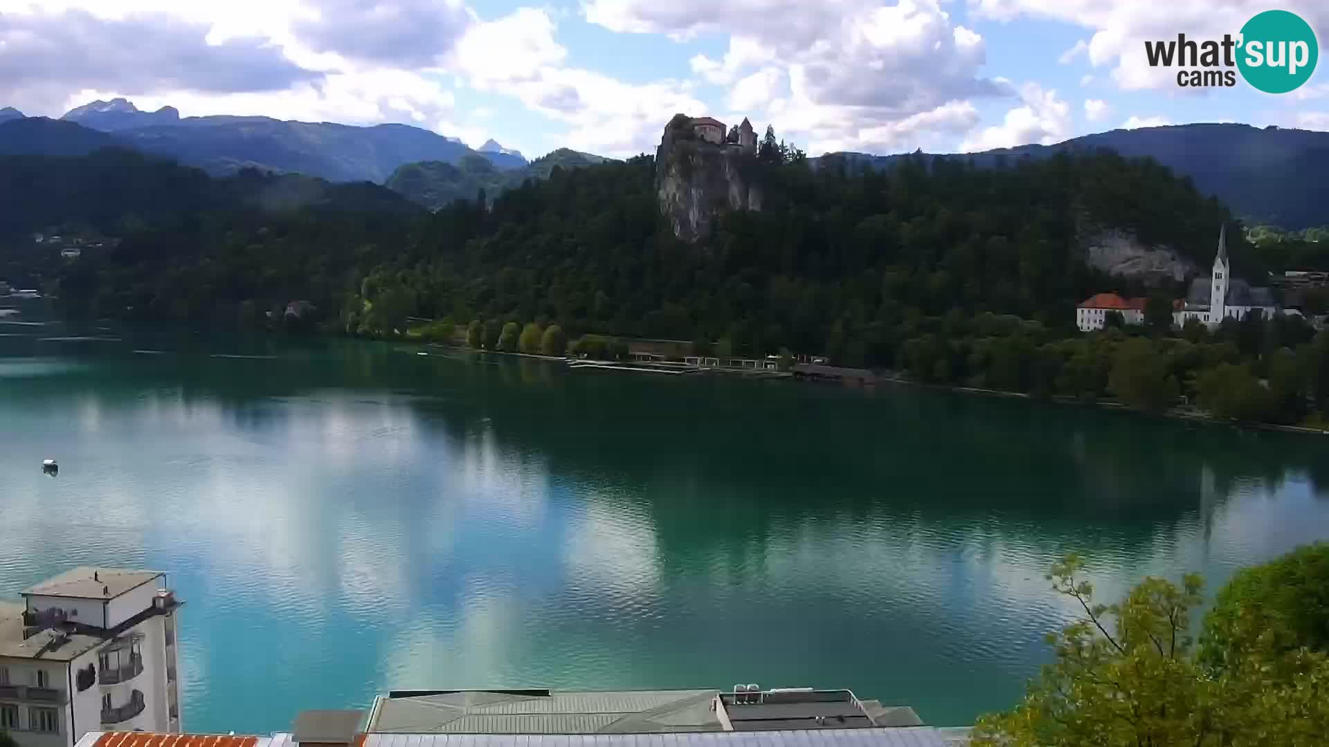 Panorama del lago Bled