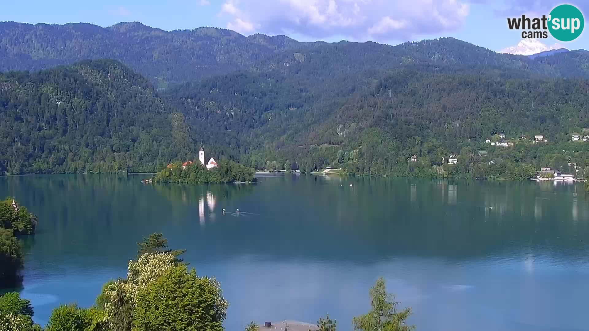 Panorama del lago Bled