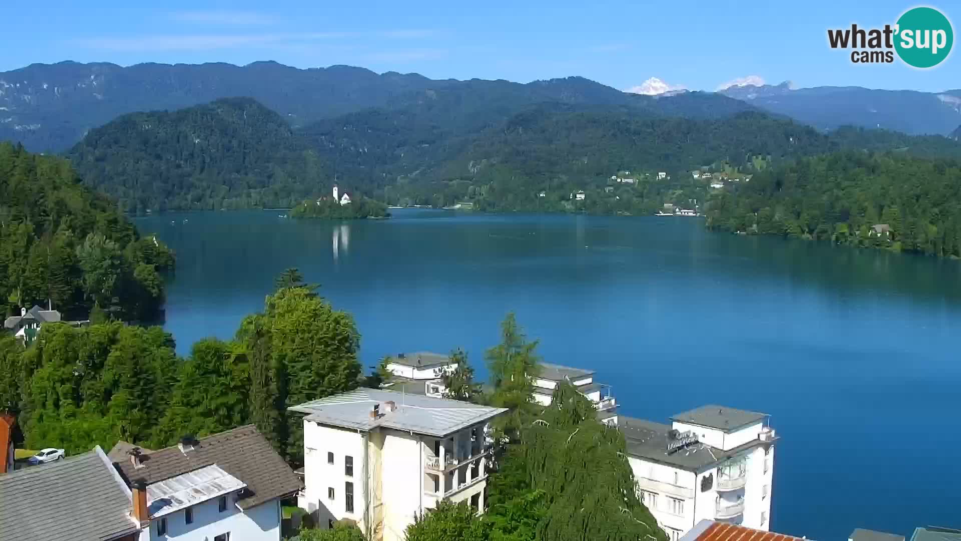 Panorama del lago Bled