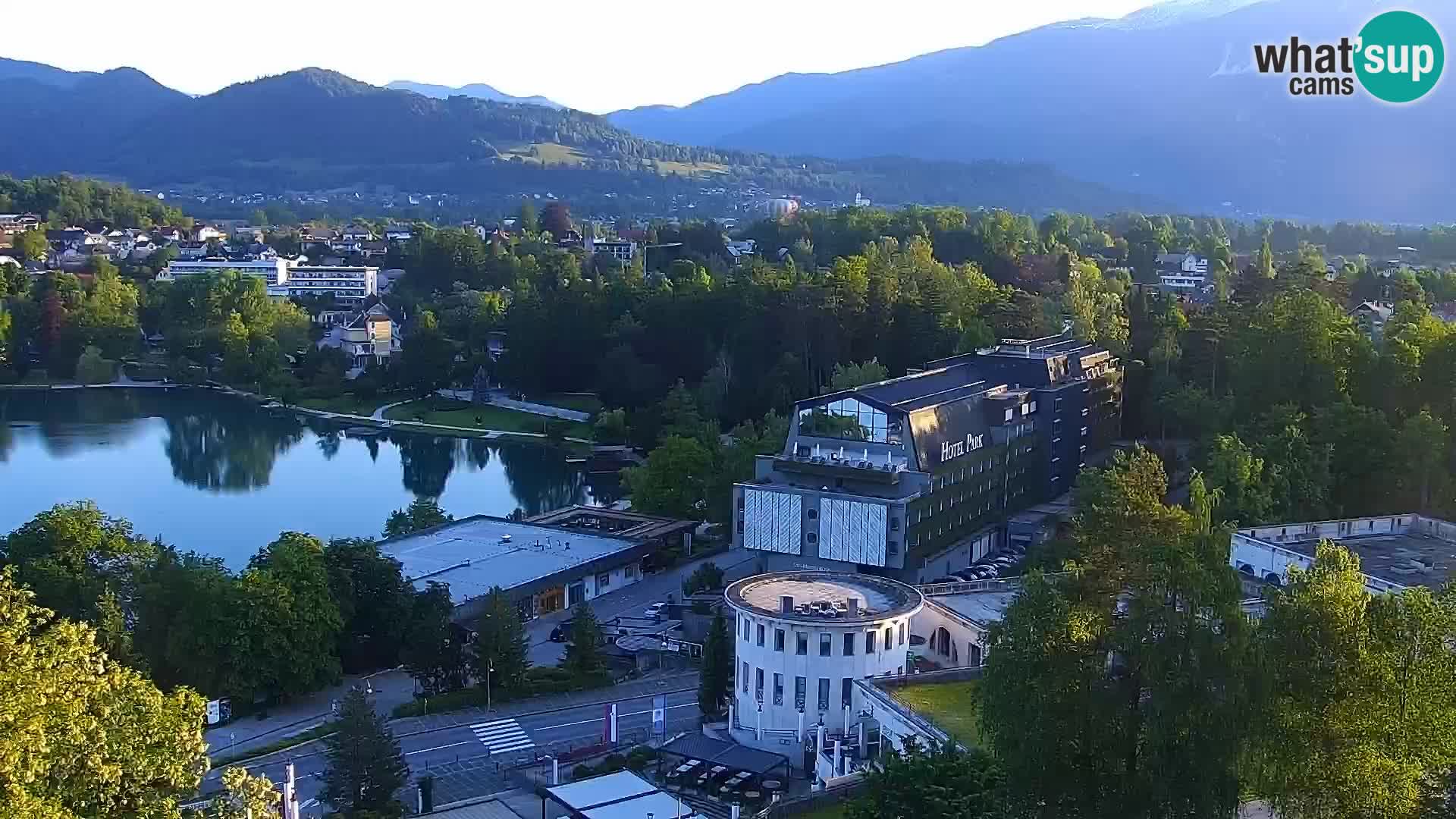 Panorama del lago Bled