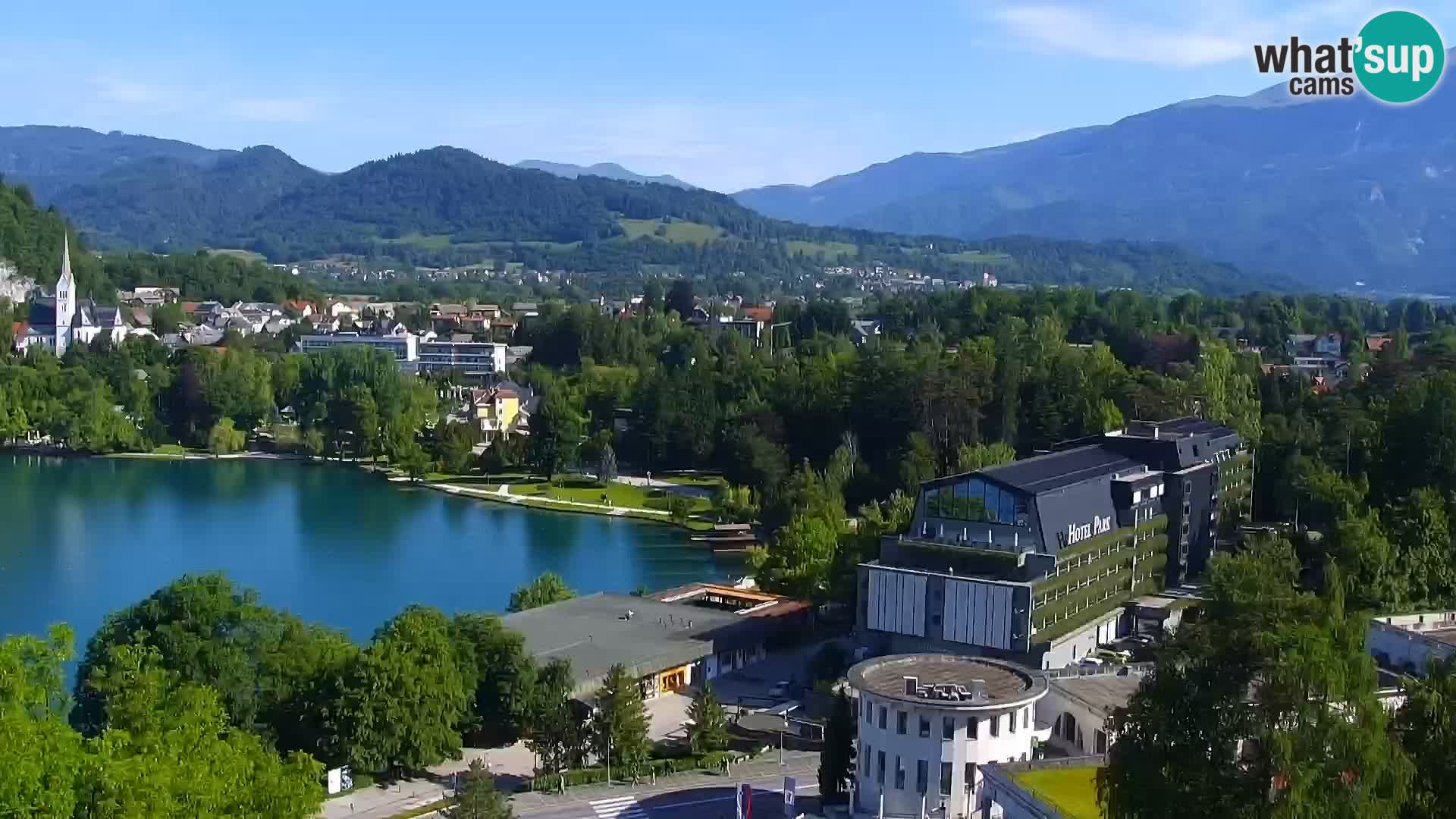 Panorama del lago Bled