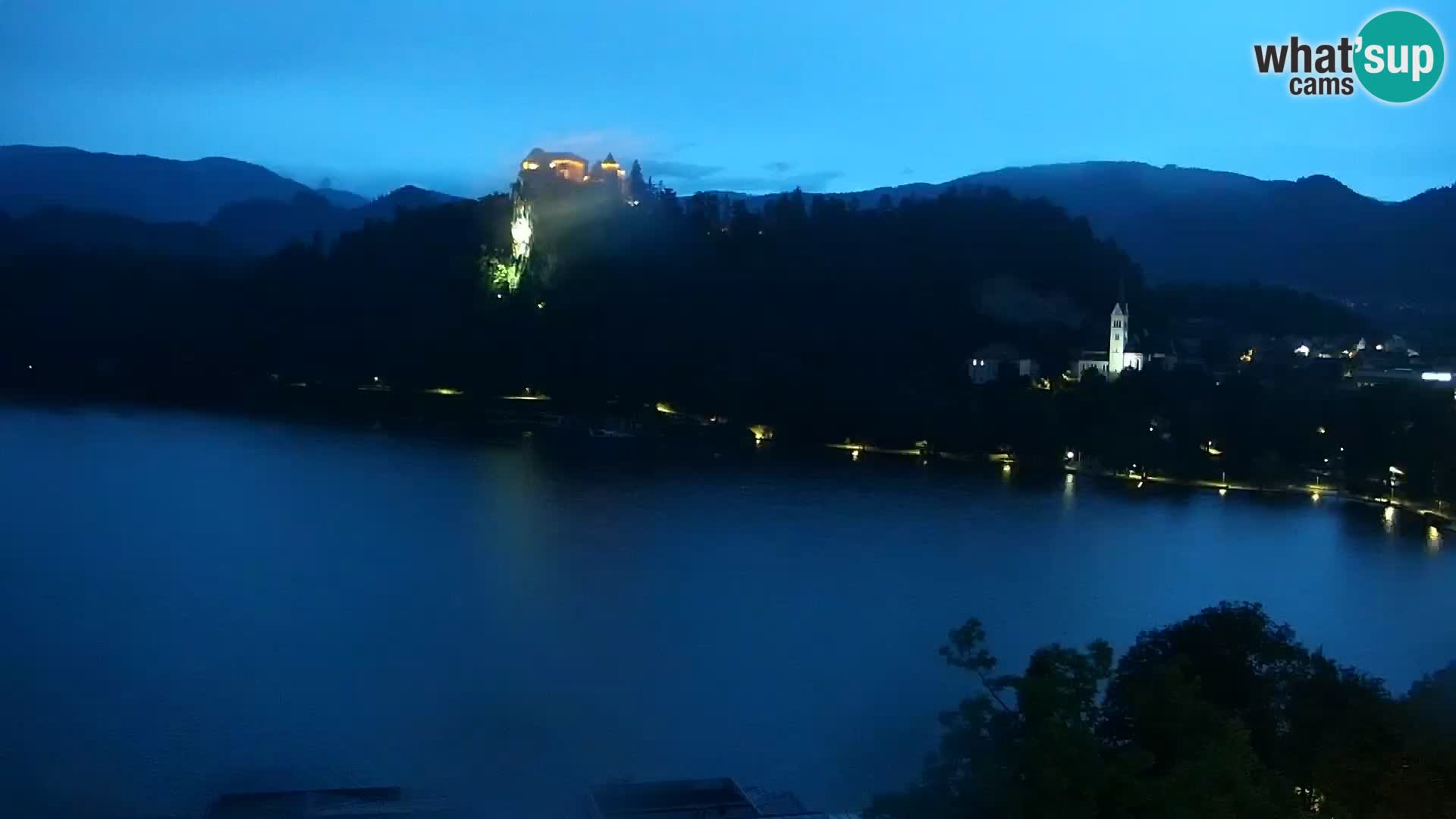 Panorama des Sees Bled