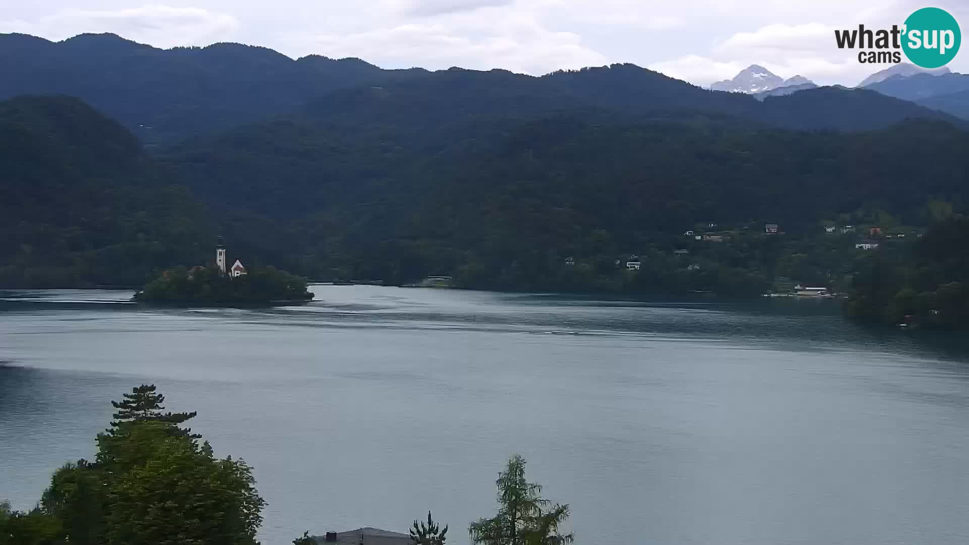 Panorama del lago Bled