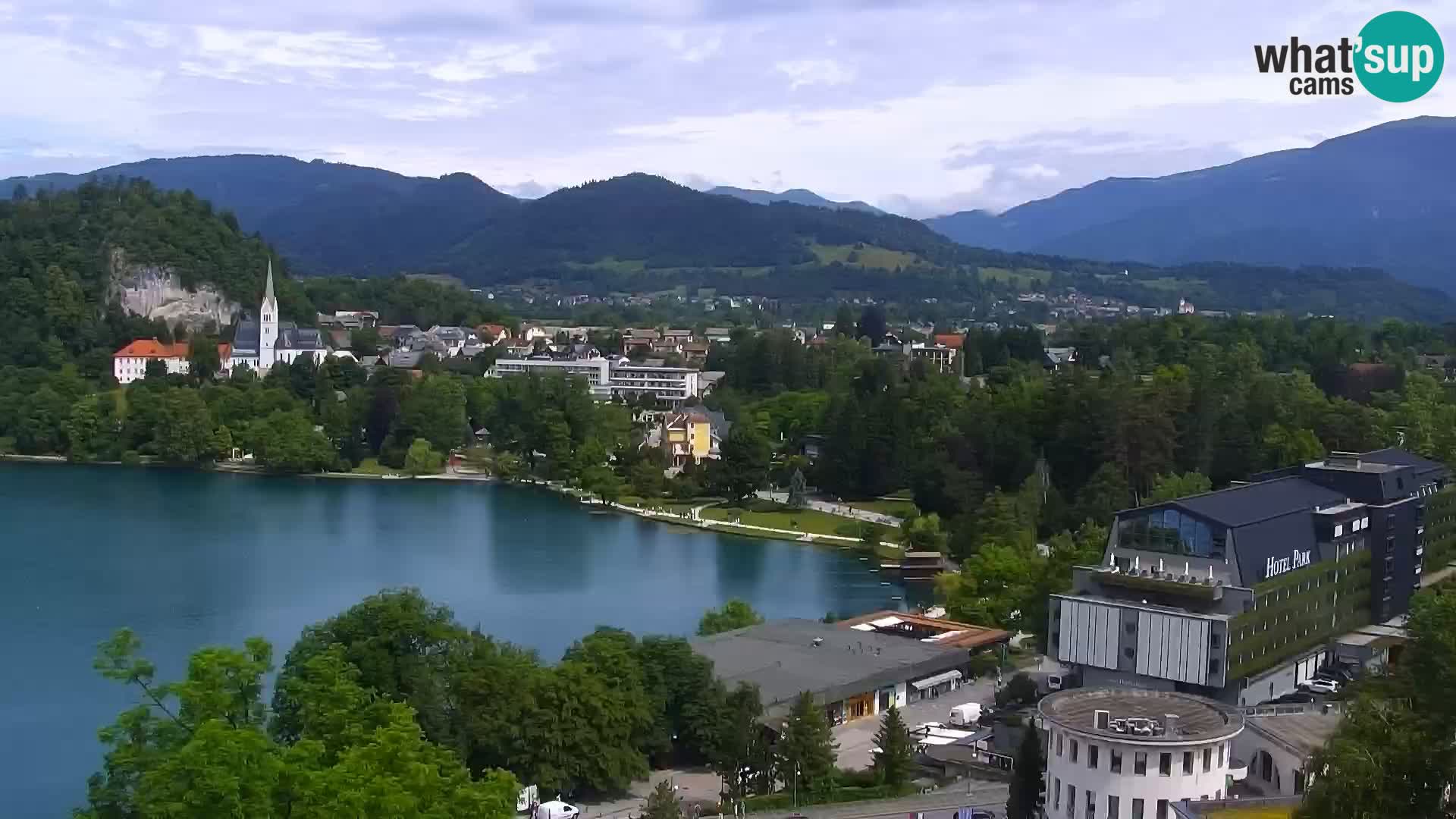 Panorama du lac de Bled
