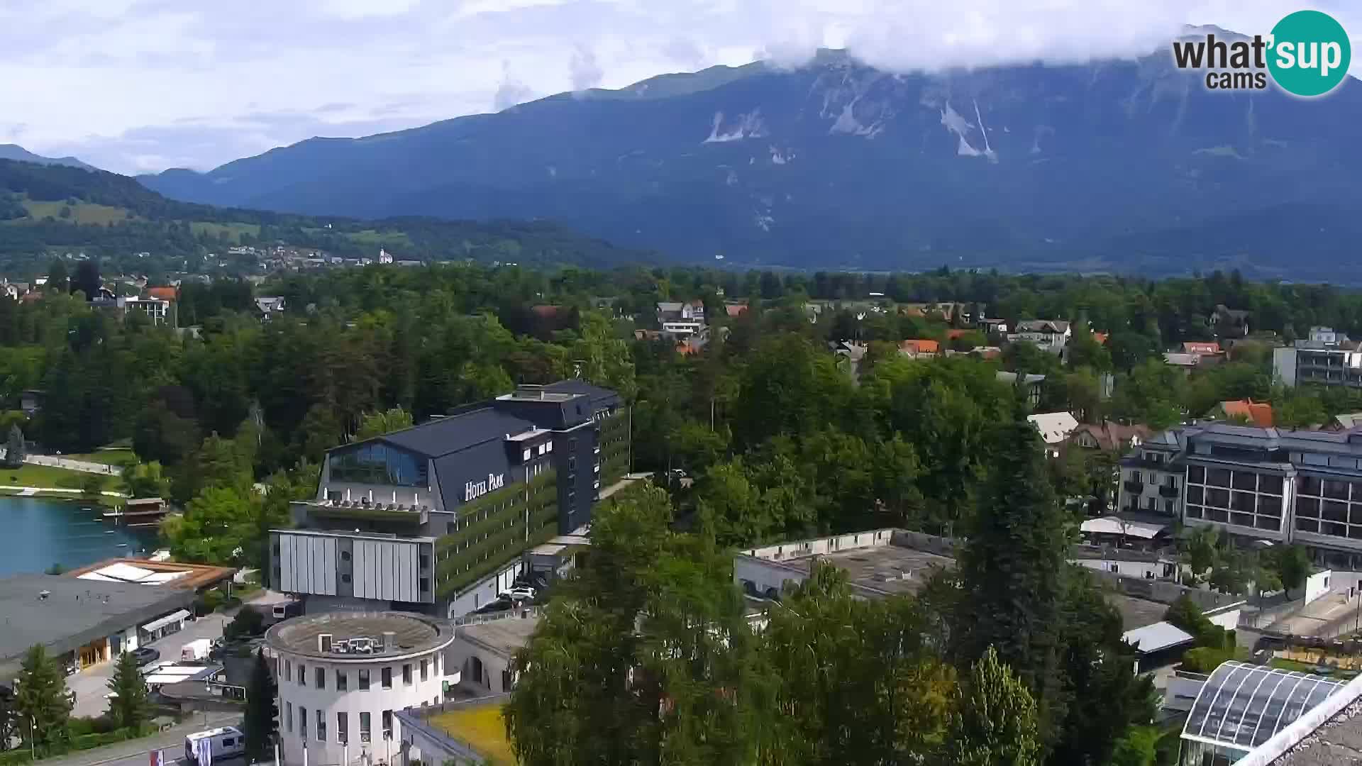 Panorama del lago Bled