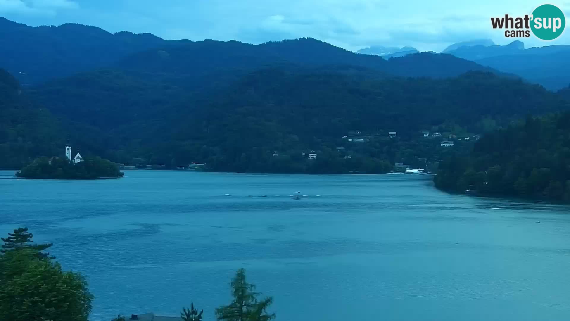 Panorama del lago Bled