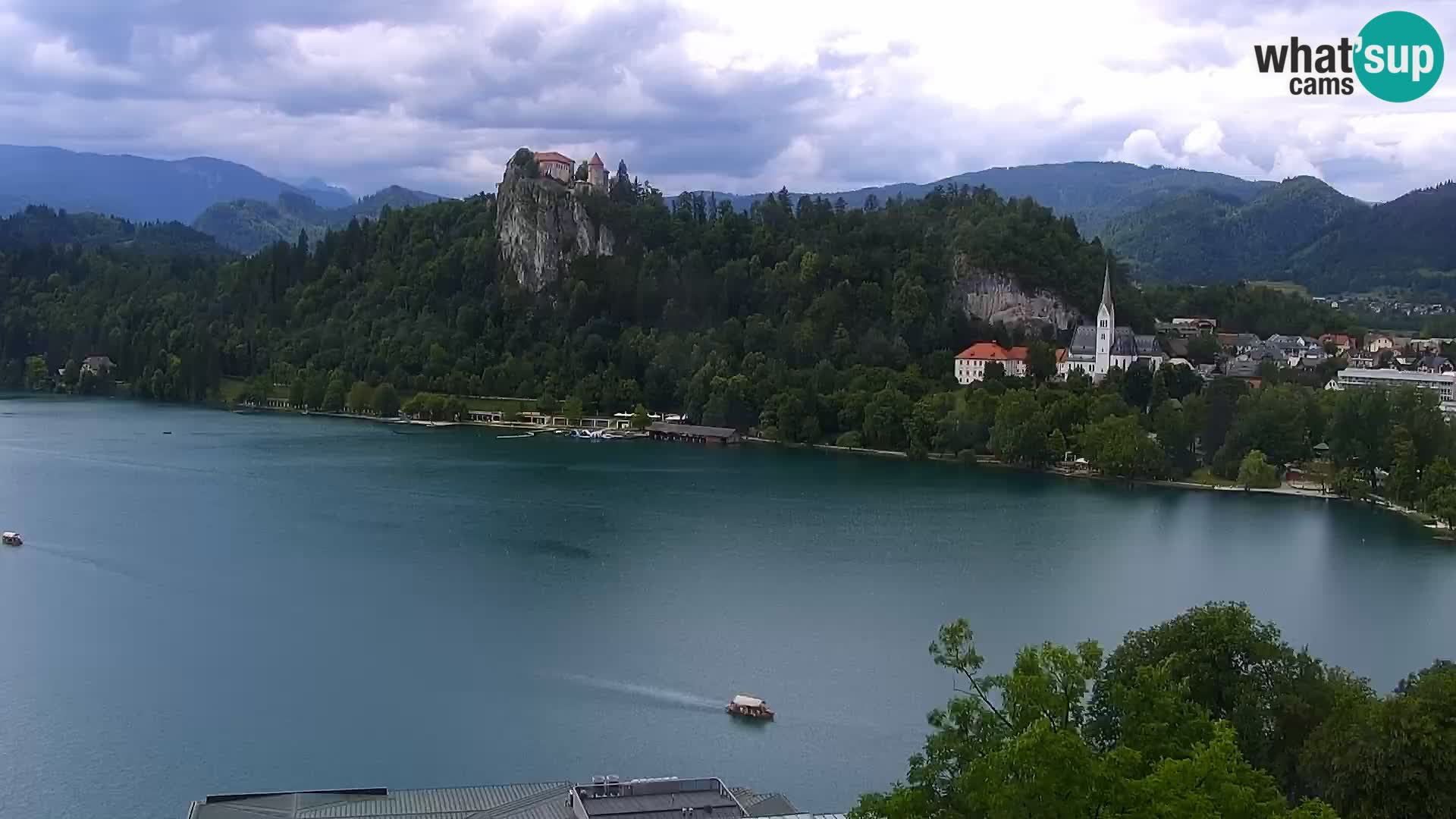 Panorama du lac de Bled