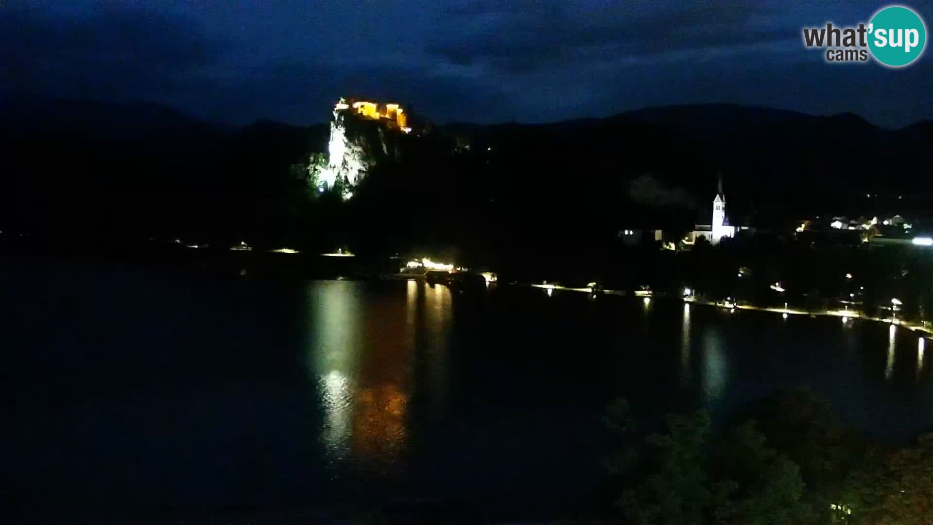 Panorama del lago Bled