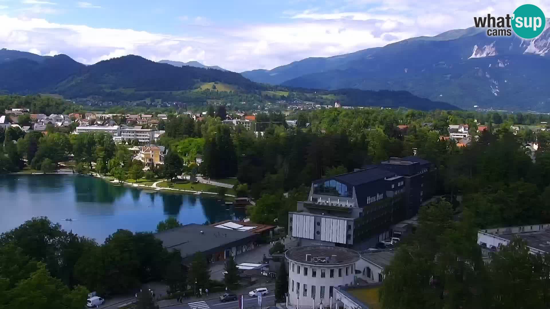 Panorama del lago Bled