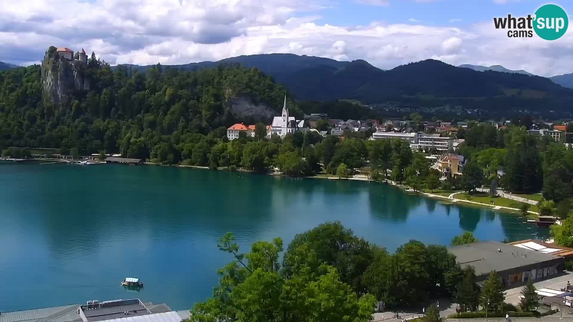 Panorama del lago Bled