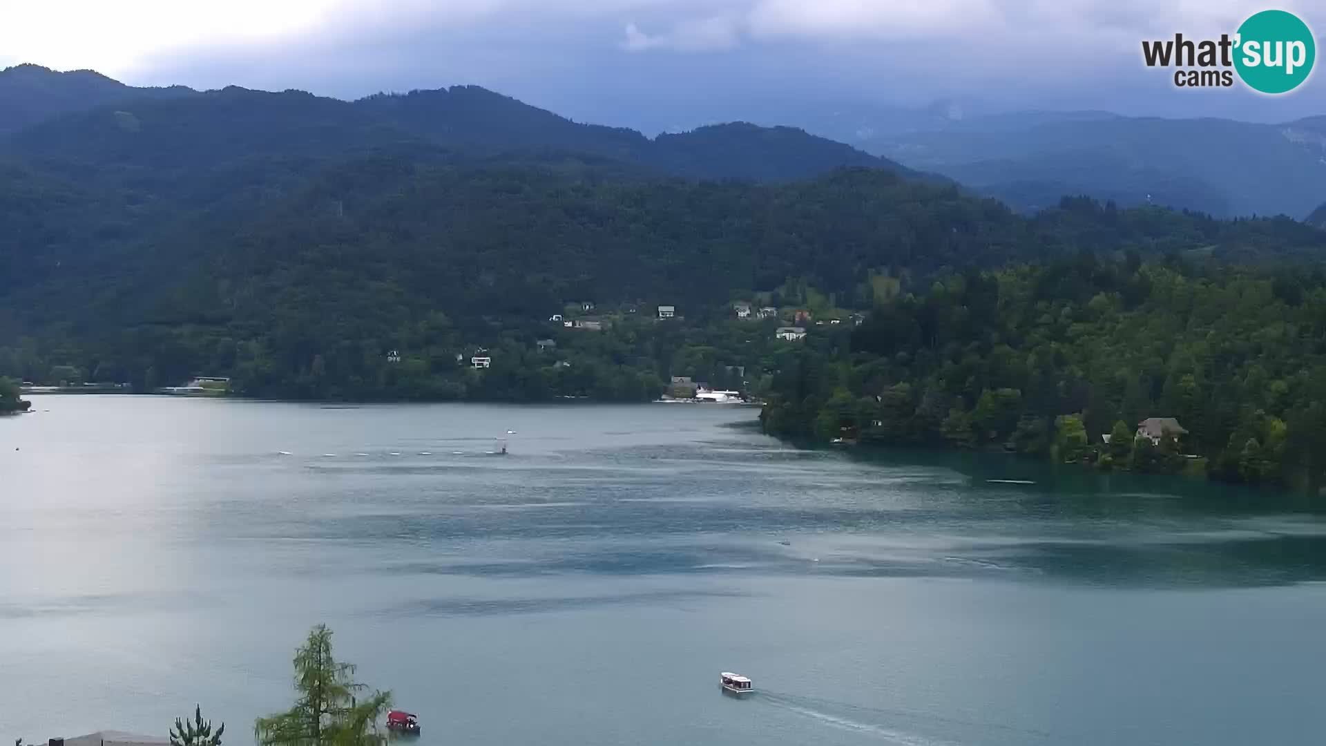 Panorama del lago Bled