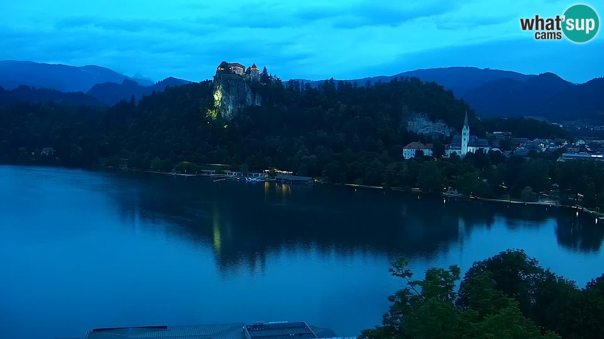 Panorama des Sees Bled
