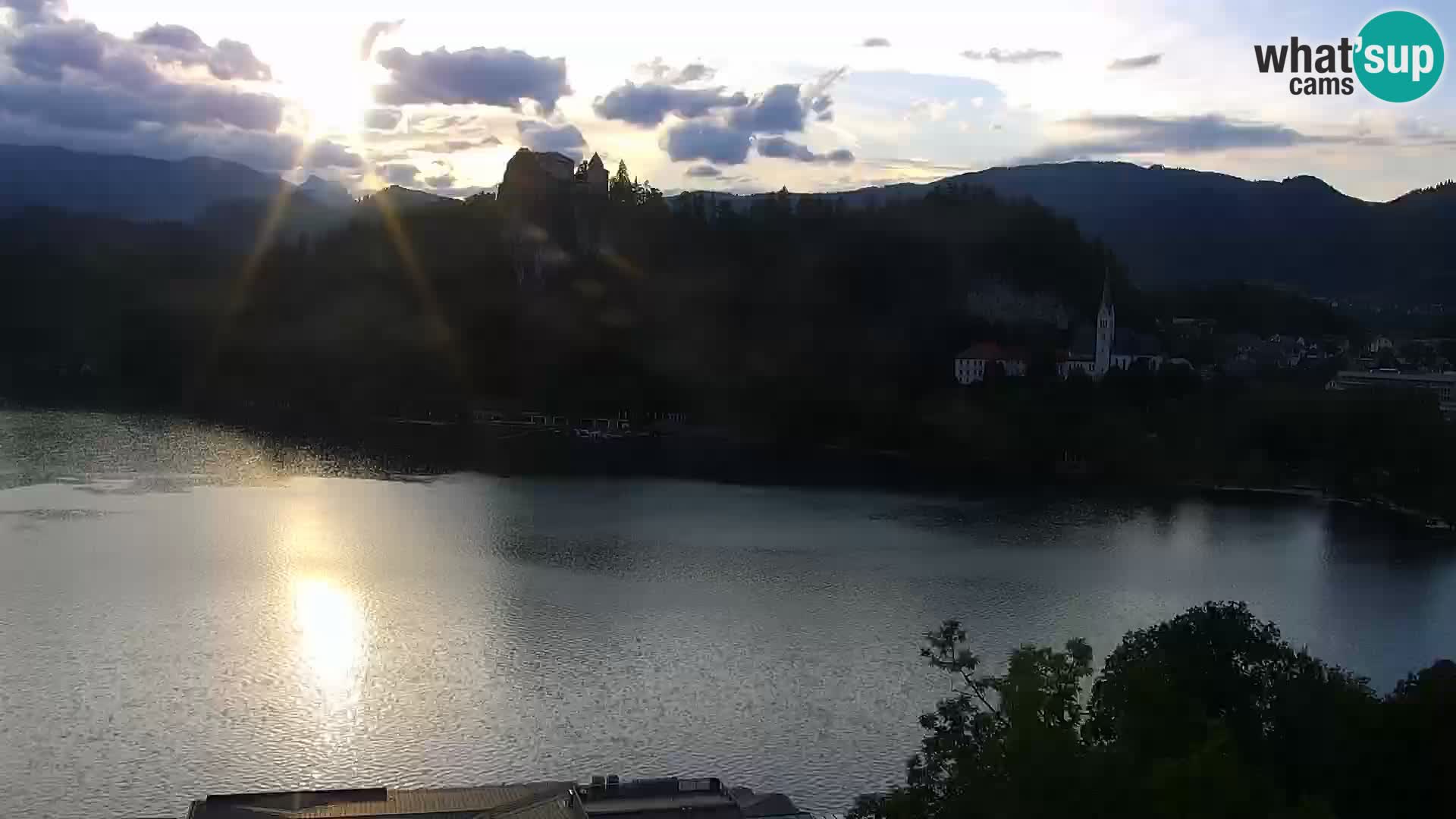 Panorama del lago Bled