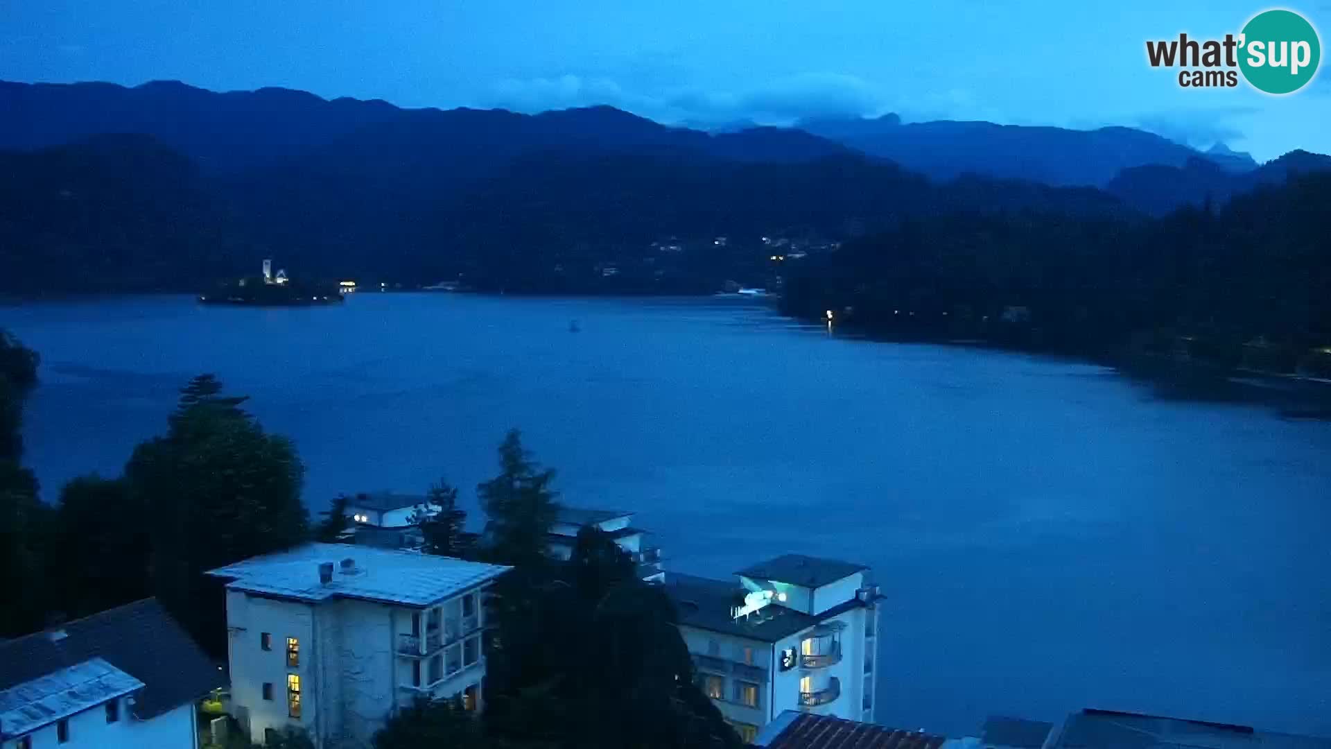 Panorama del lago Bled