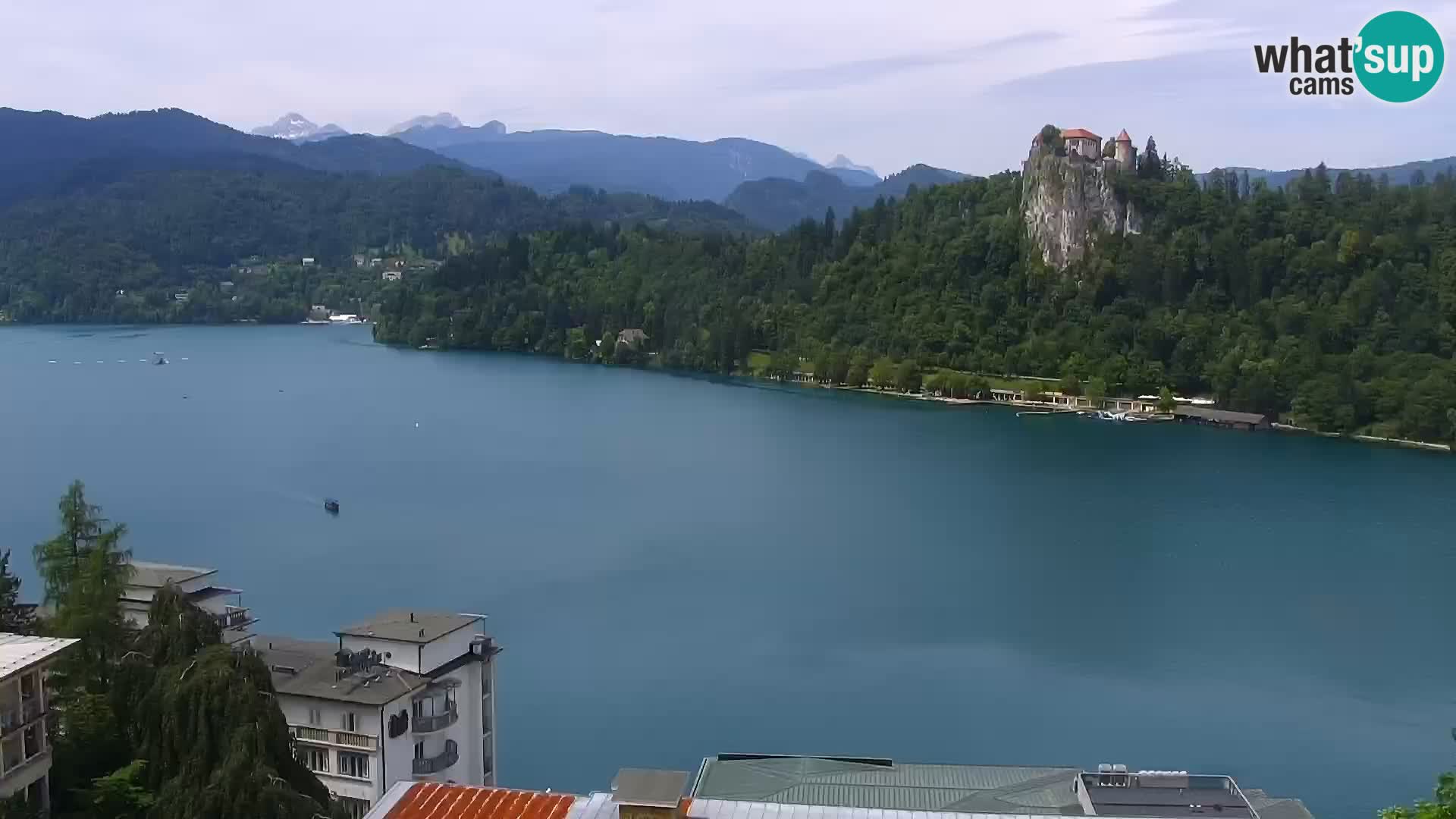 Panorama del lago Bled