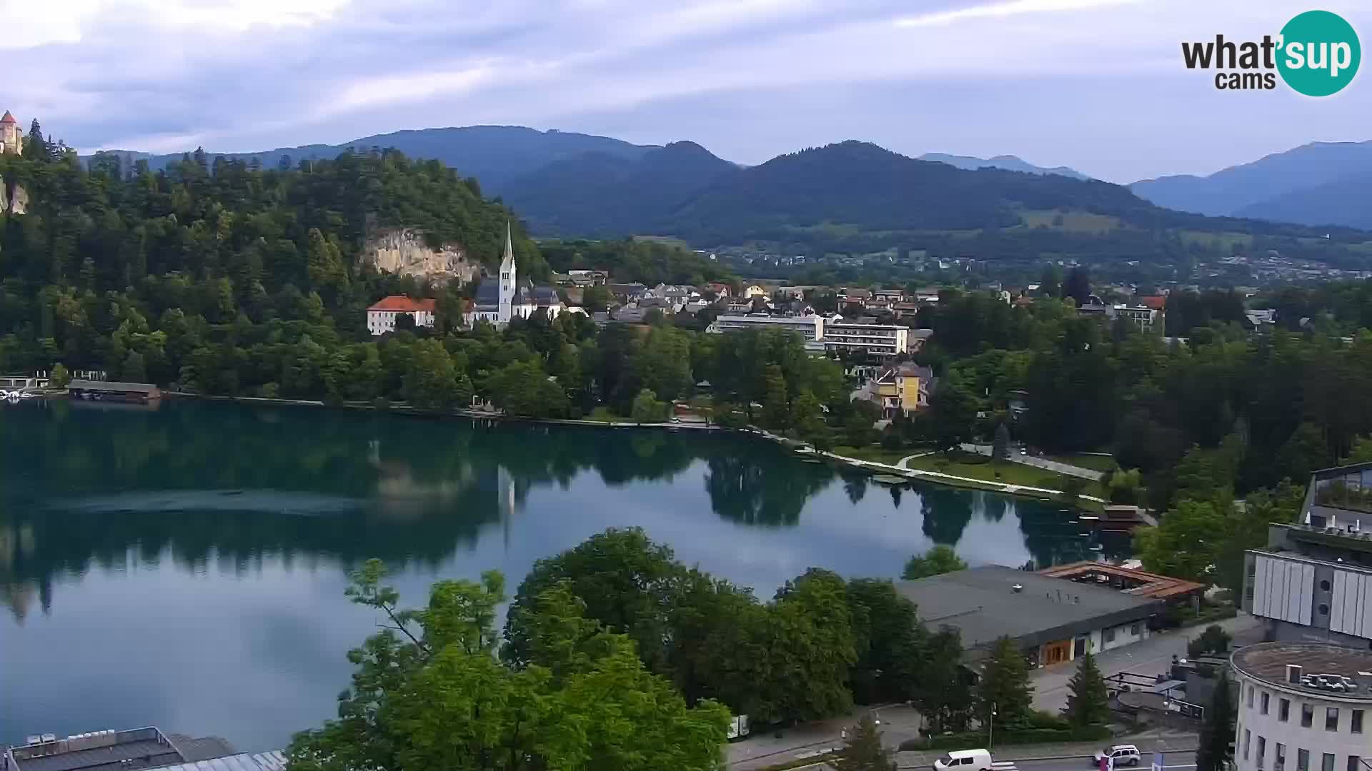 Panorama du lac de Bled