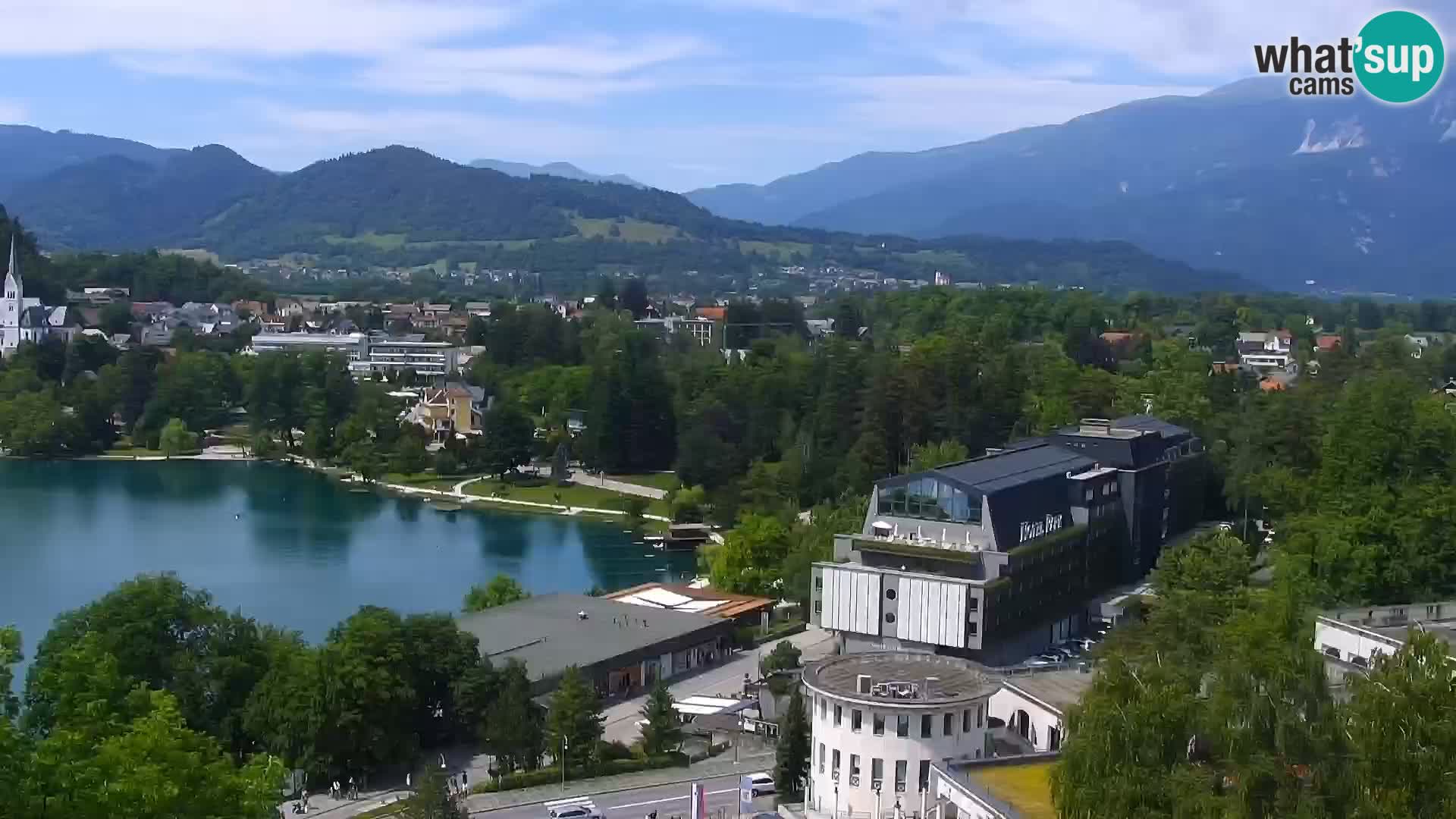 Panorama du lac de Bled