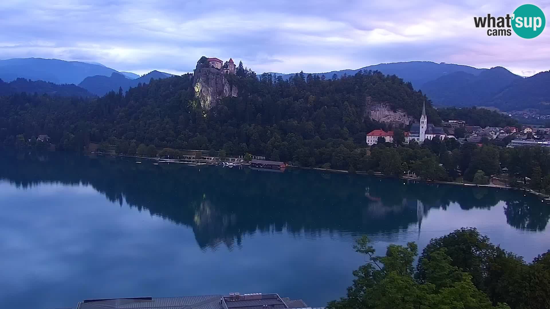 Panorama des Sees Bled