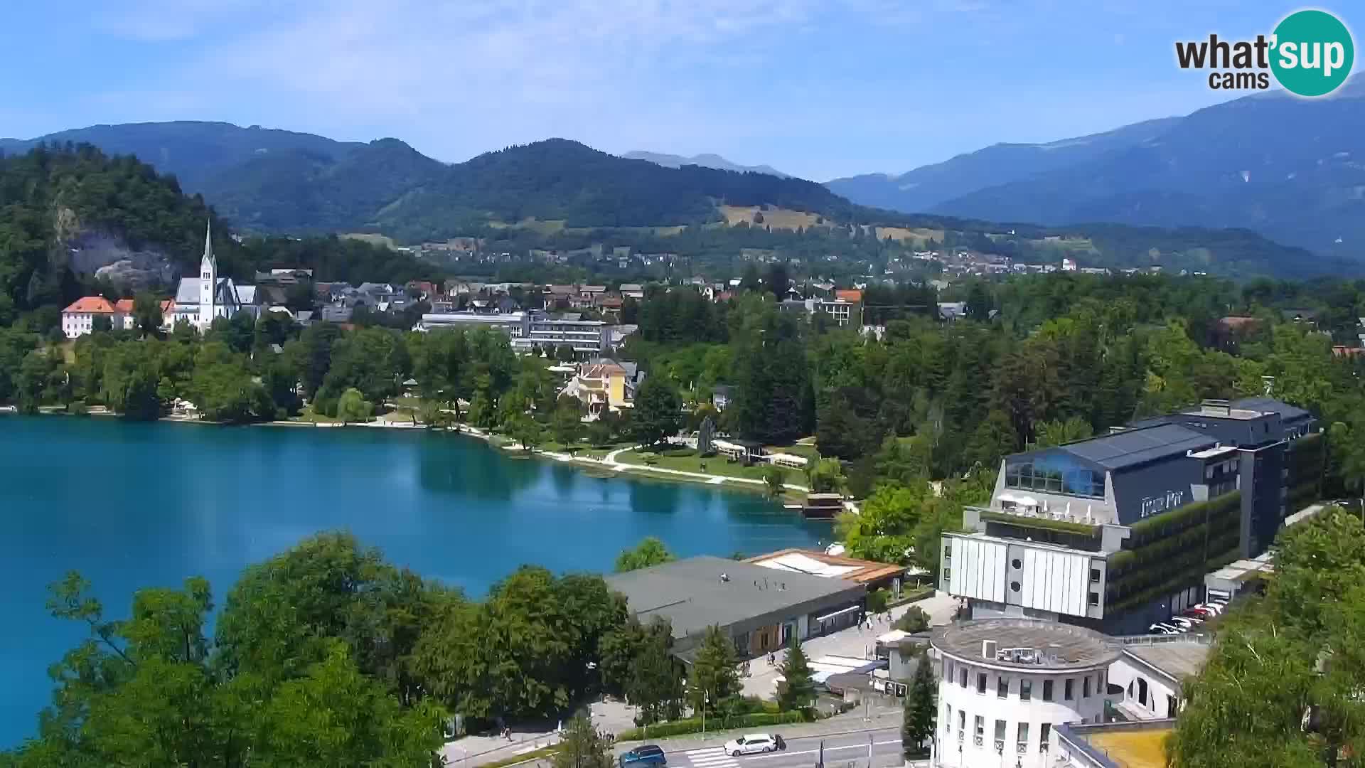 Panorama del lago Bled