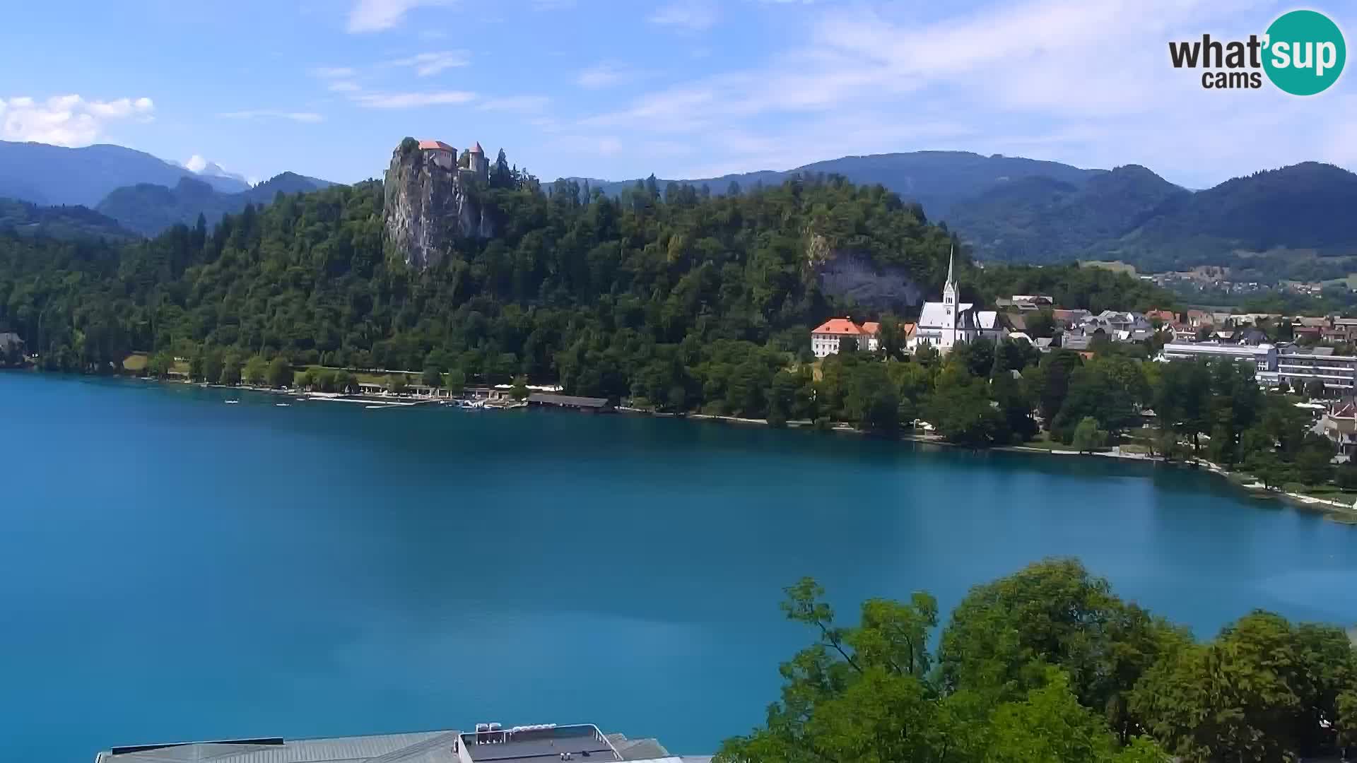 Panorama del lago Bled