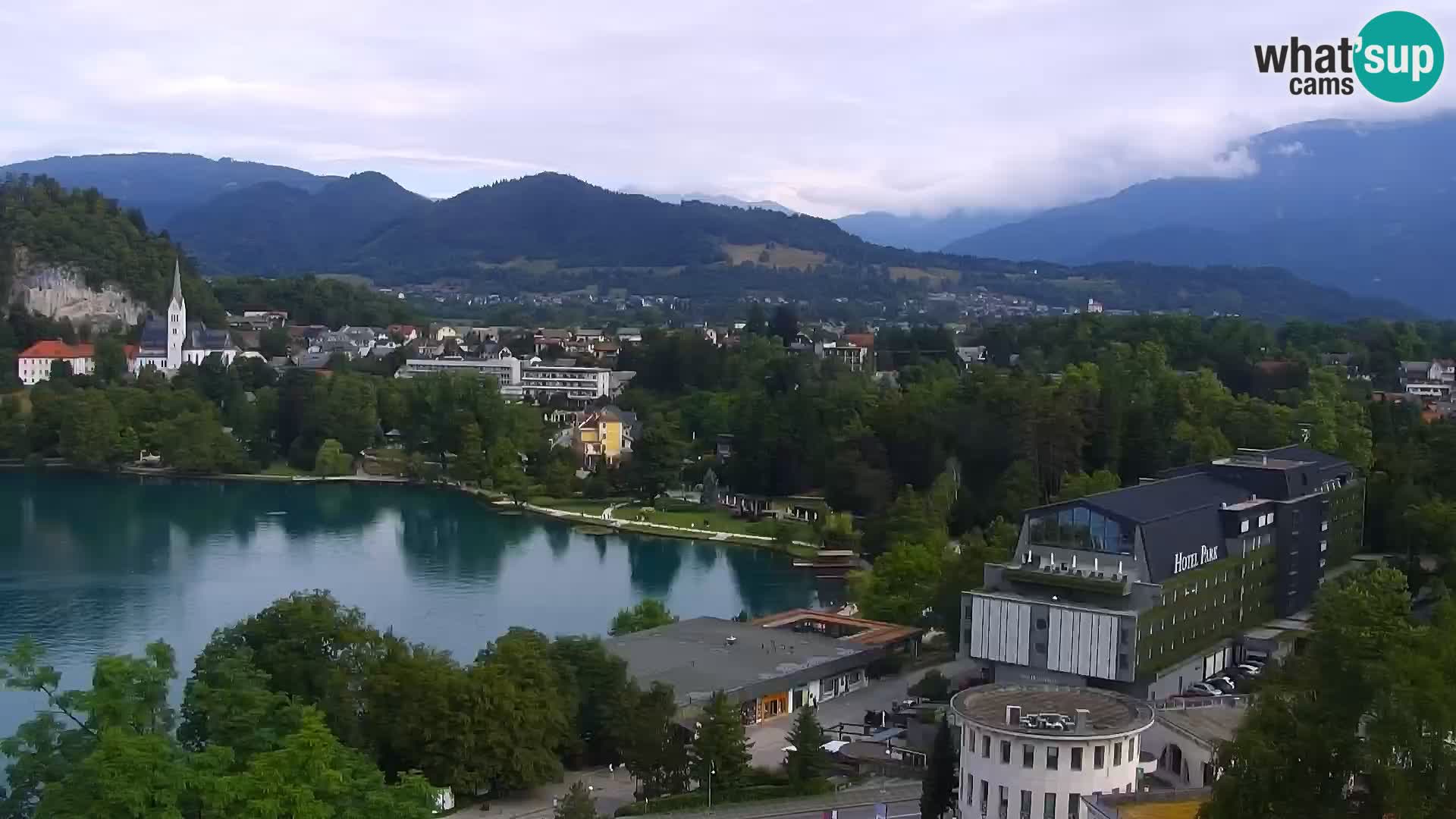 Panorama du lac de Bled