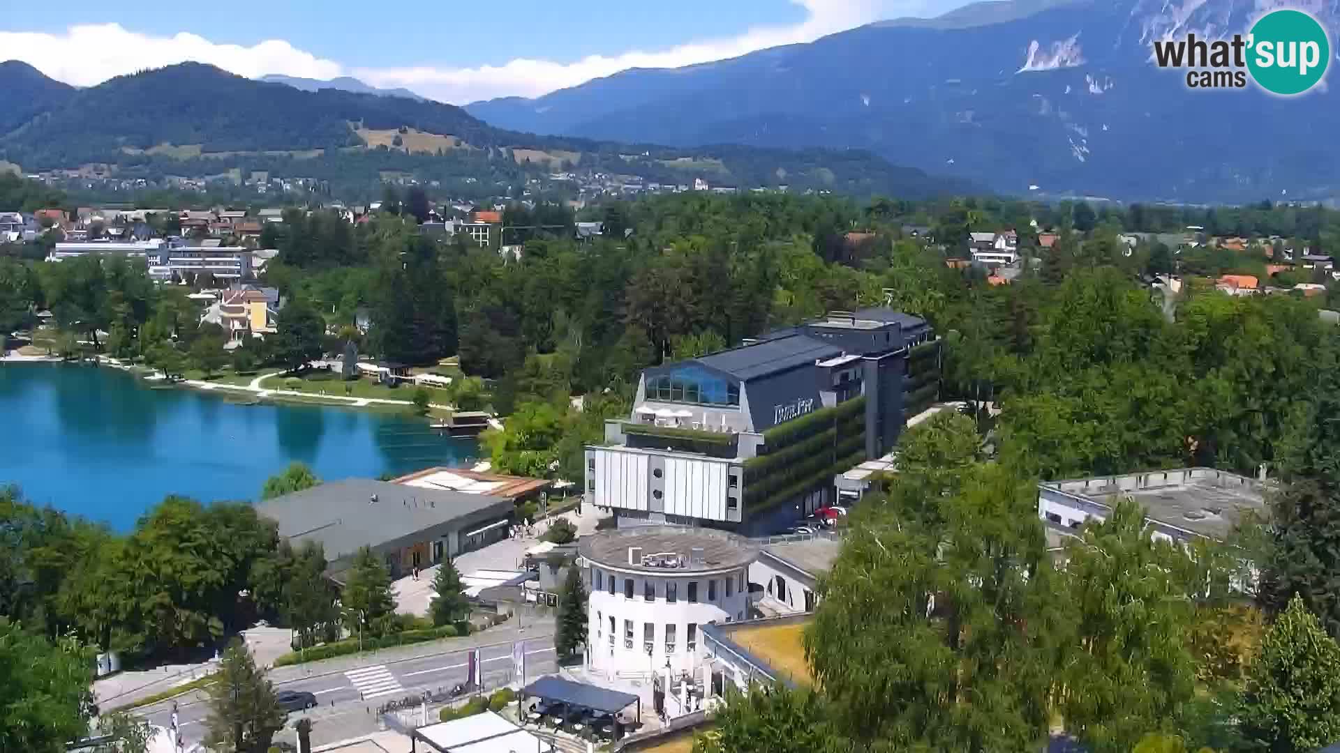Panorama del lago Bled