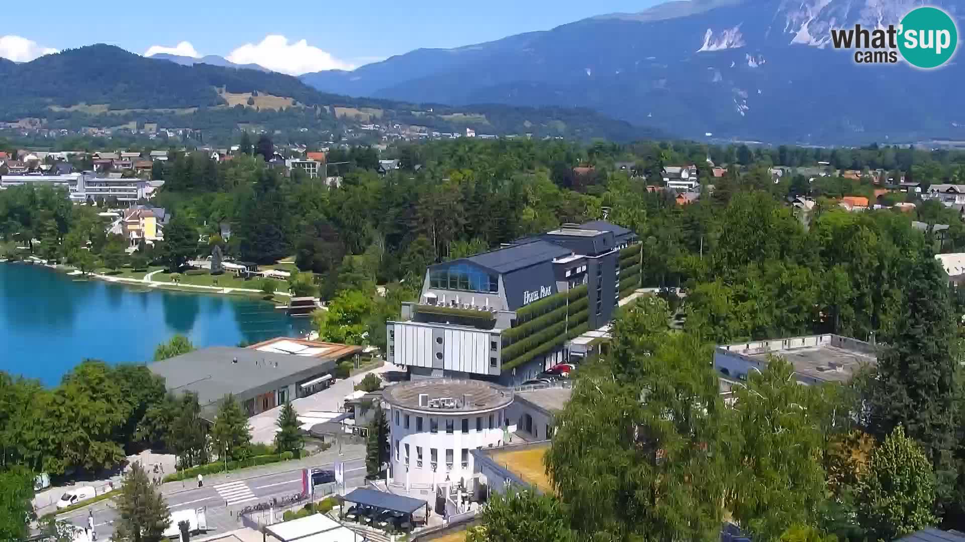 Panorama del lago Bled