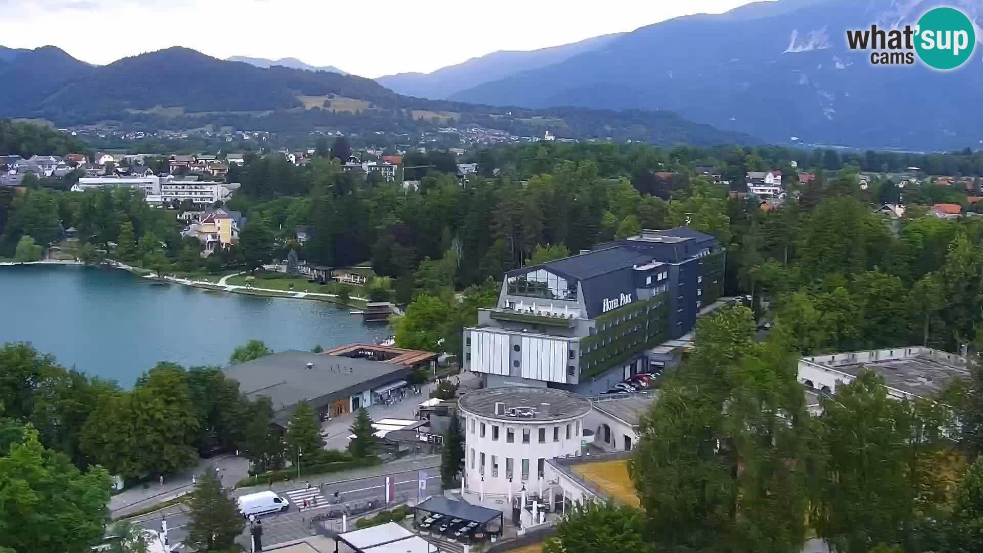 Panorama del lago Bled