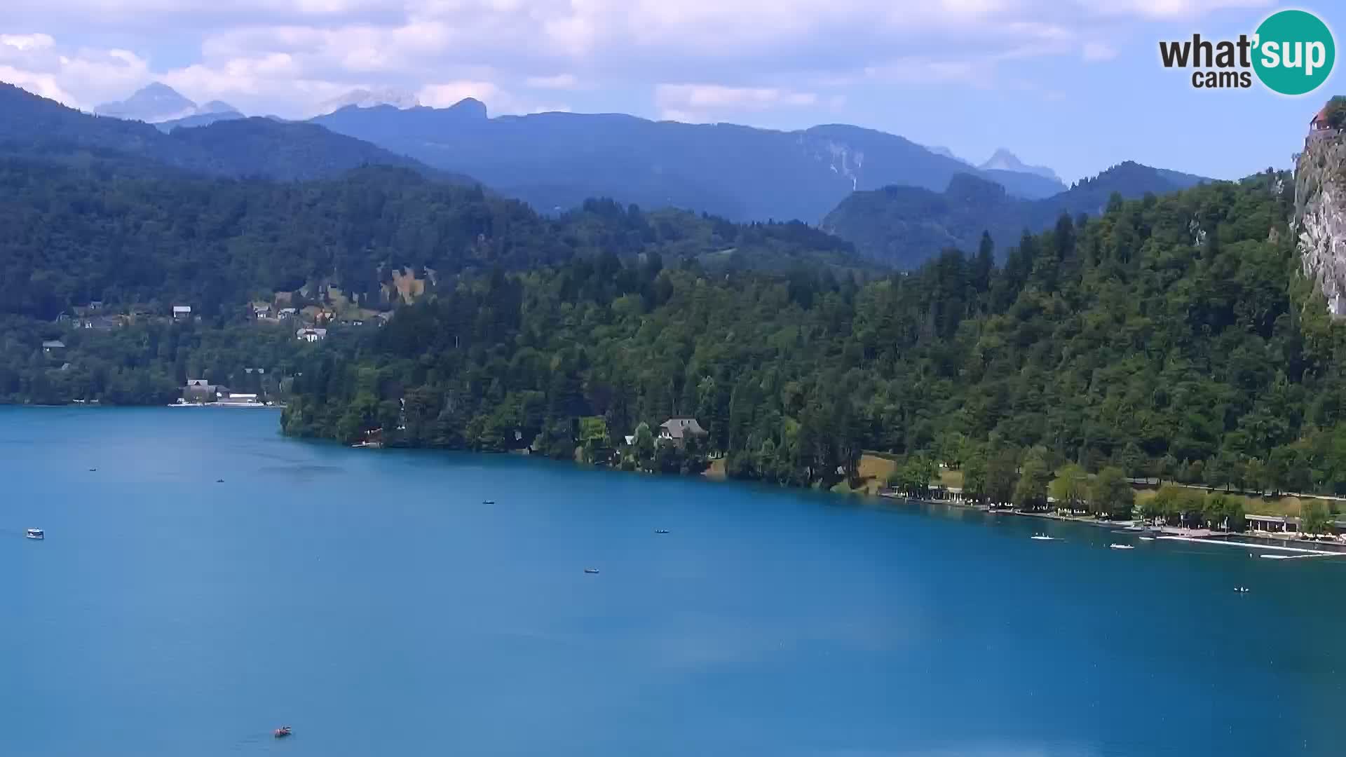 Panorama del lago Bled