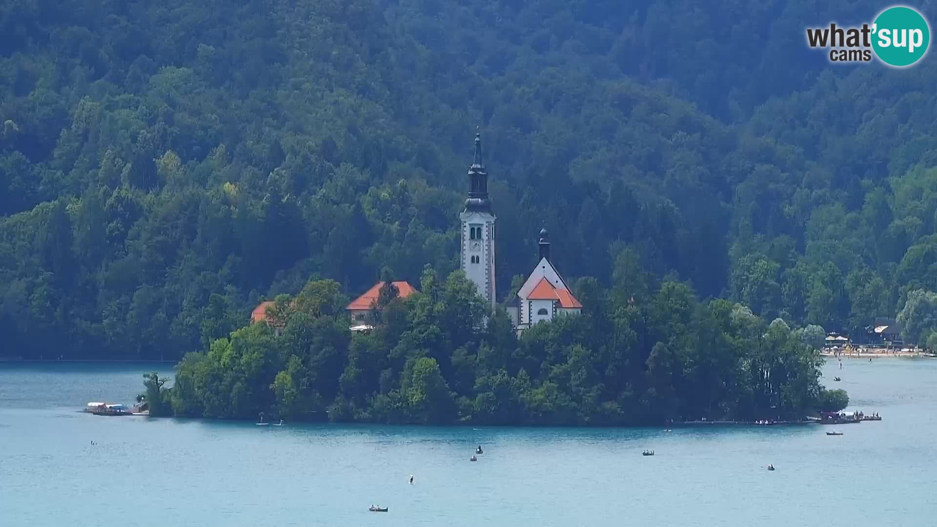 Panorama del lago Bled