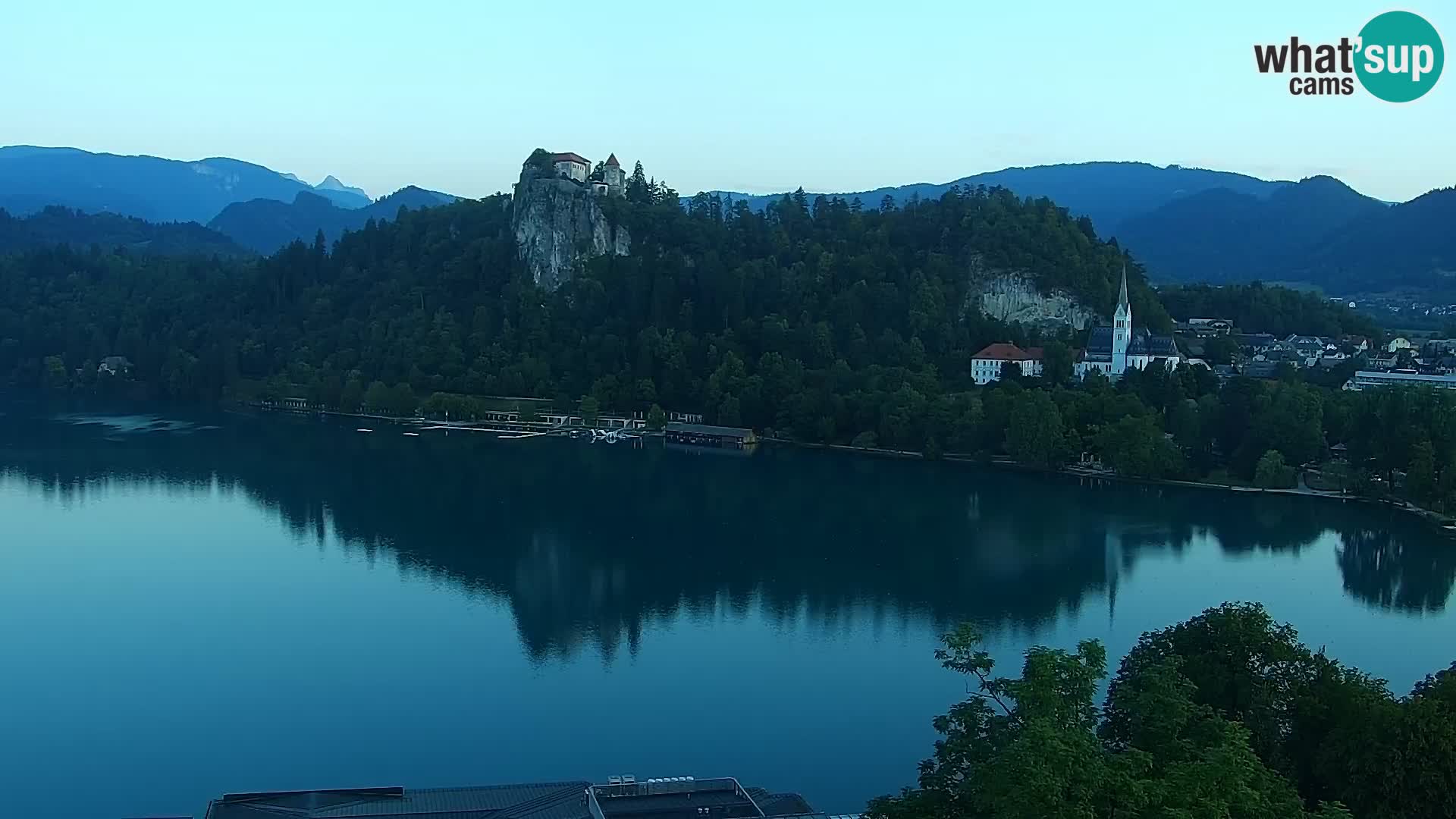 Panorama des Sees Bled