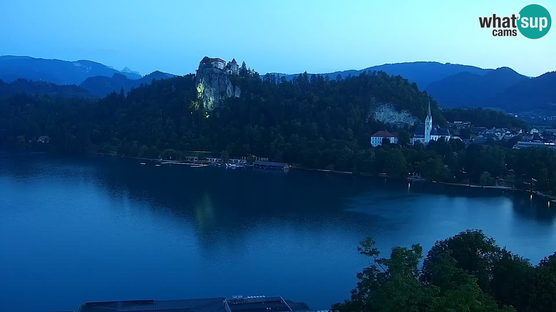 Panorama des Sees Bled
