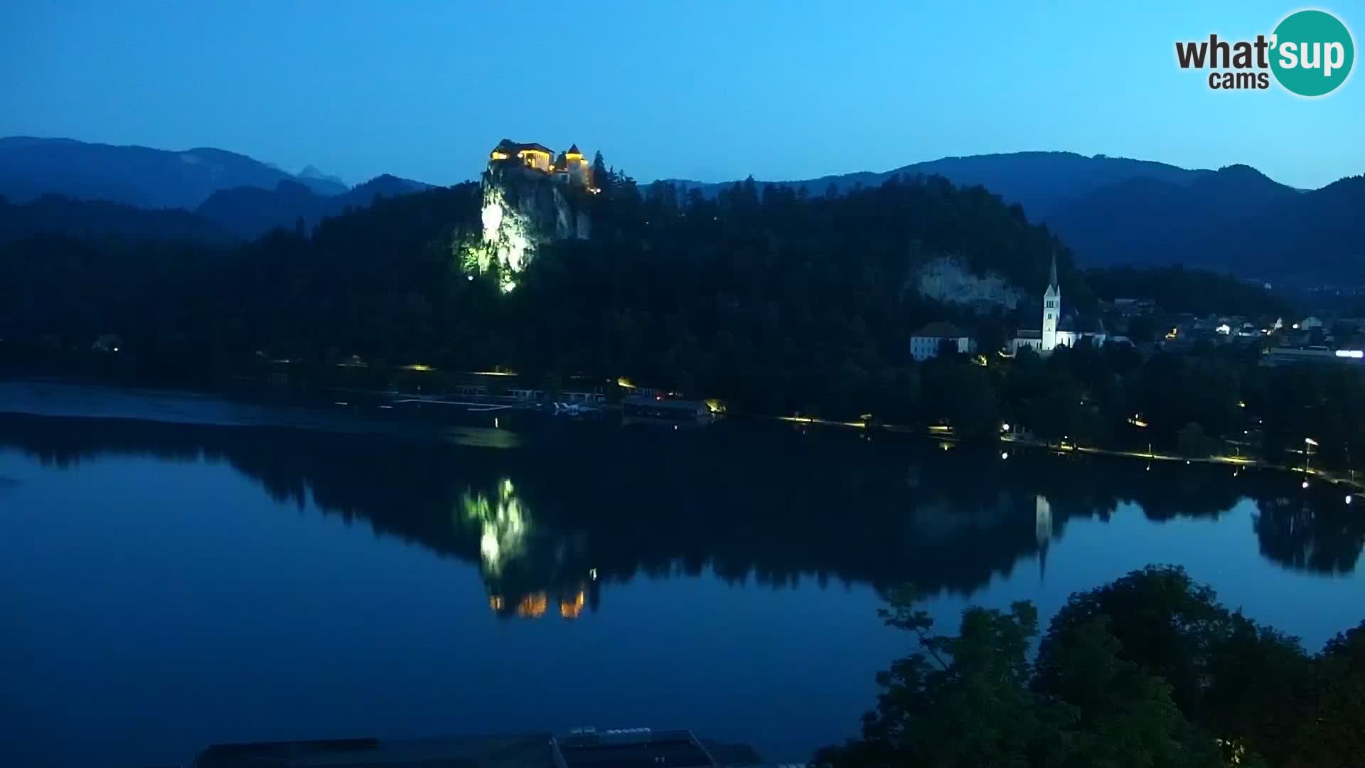 Panorama Blejskega jezera