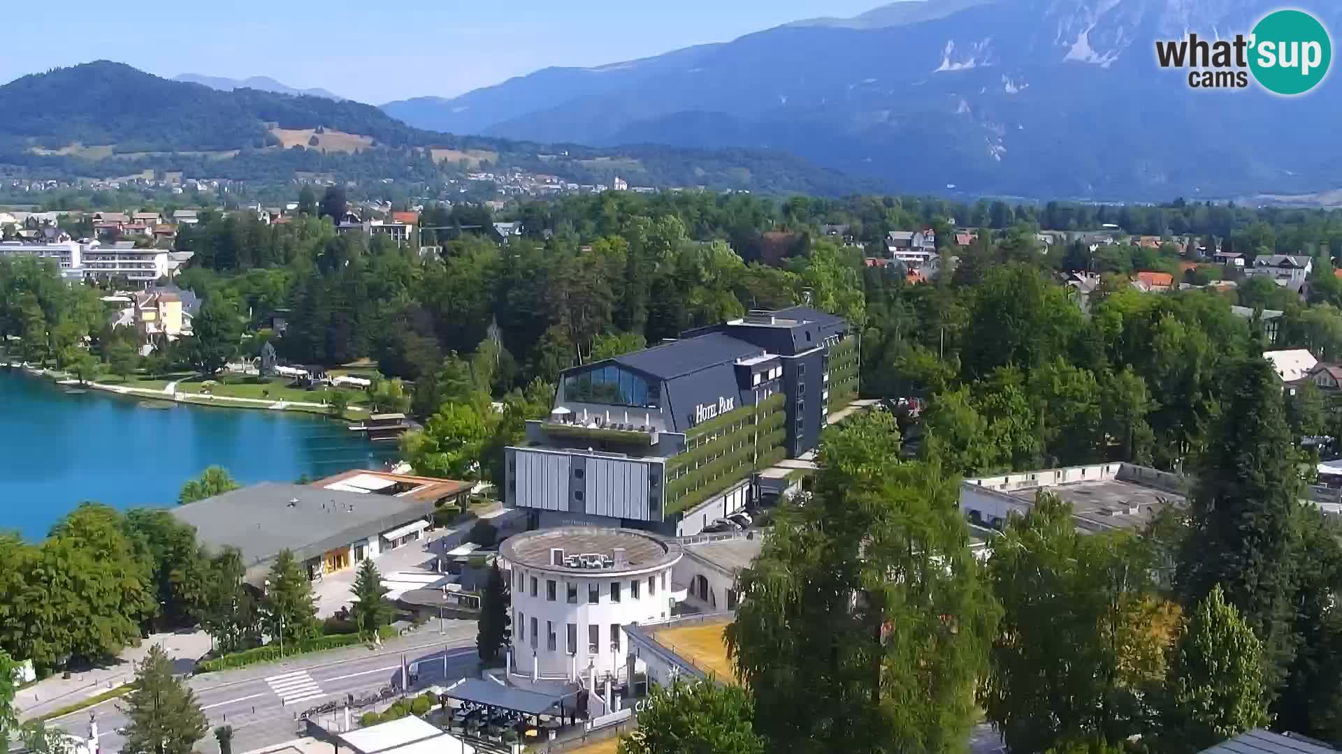 Panorama del lago Bled