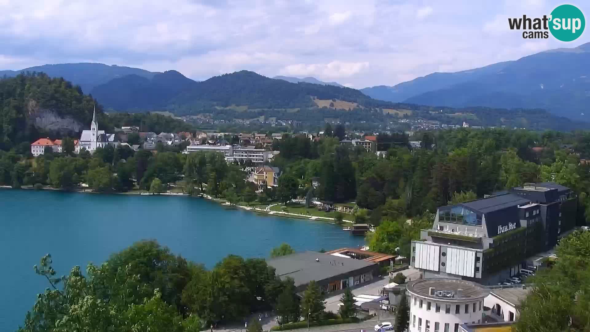 Panorama Blejskega jezera