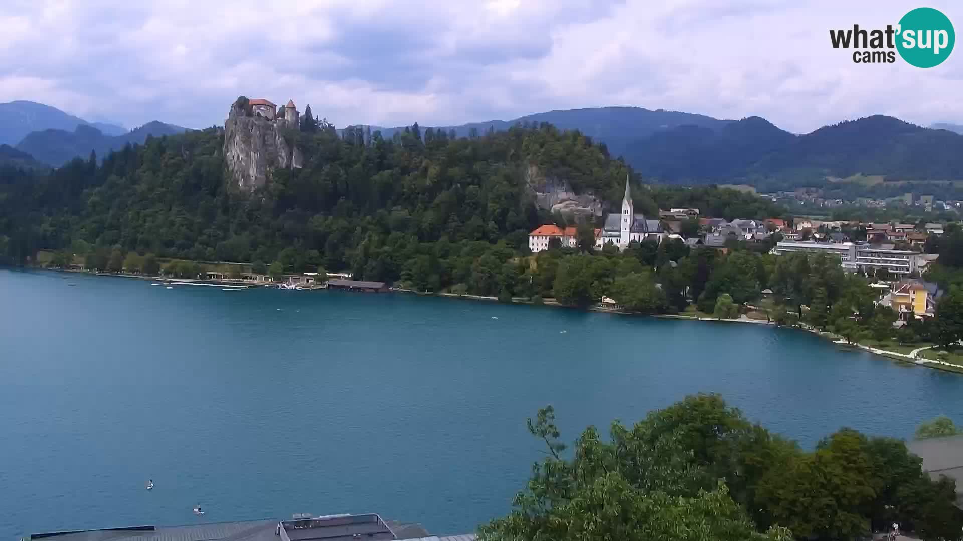 Panorama del lago Bled