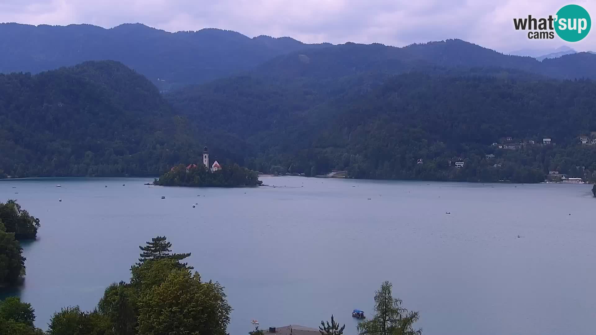 Panorama del lago Bled