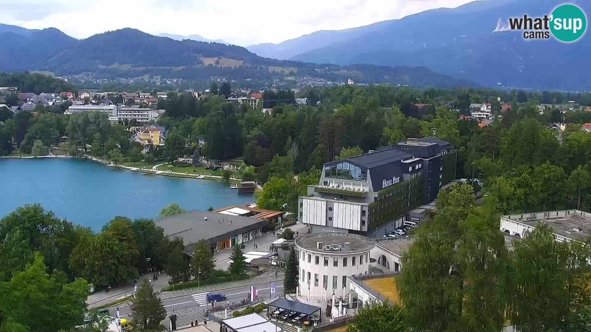 Panorama del lago Bled