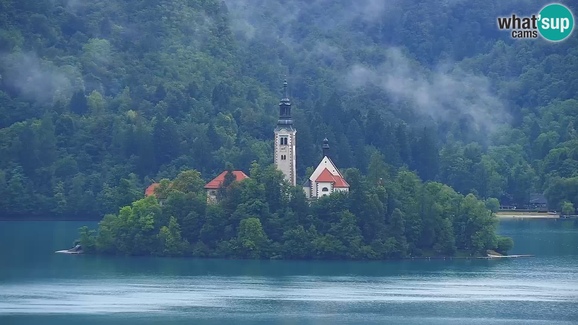 Panorama del lago Bled
