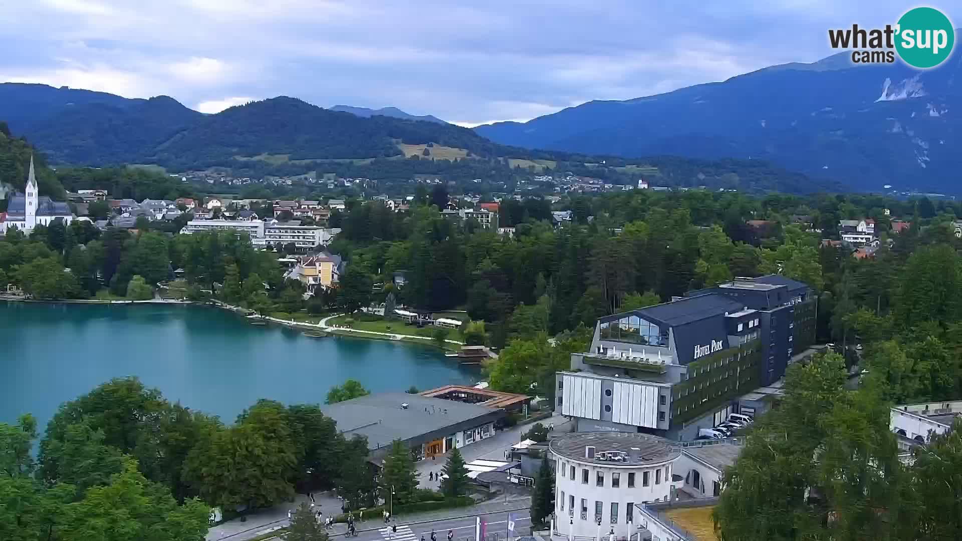 Panorama du lac de Bled